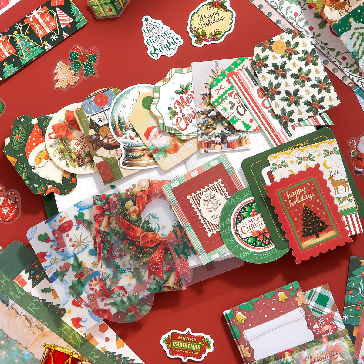 Christmas Carol Scrapbooking Supplies Box