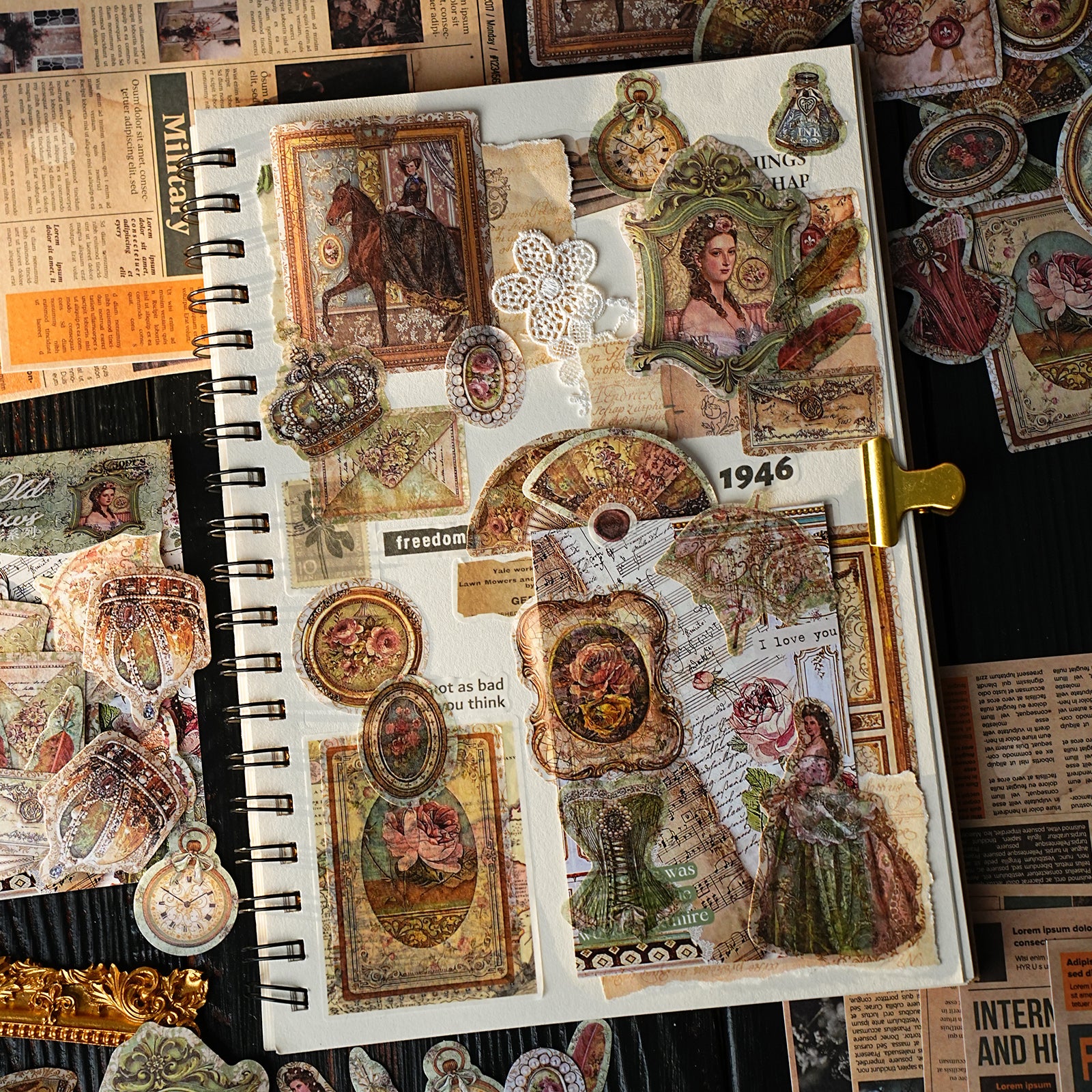 Old Shadows of the Times Sticker