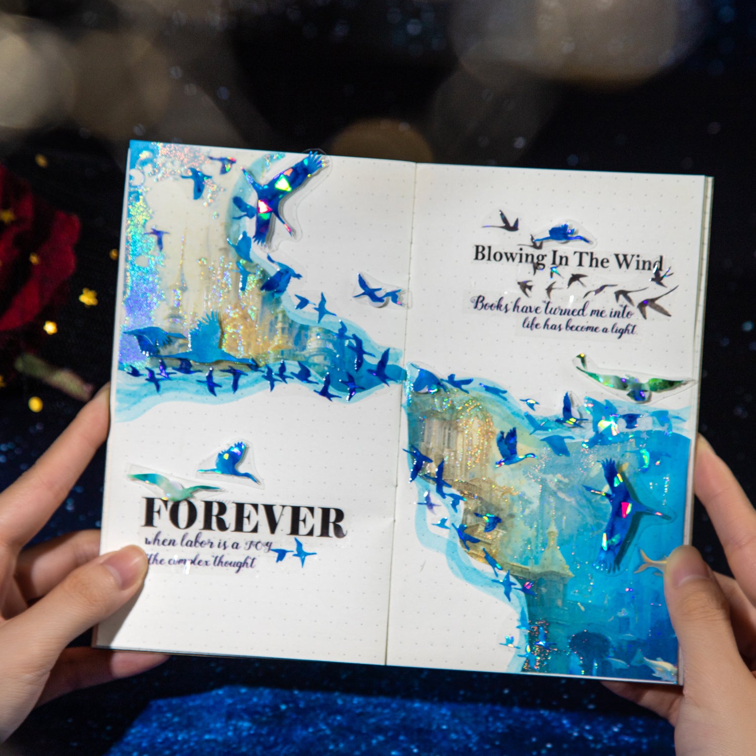 Flying Birds are Hazy PET Tape