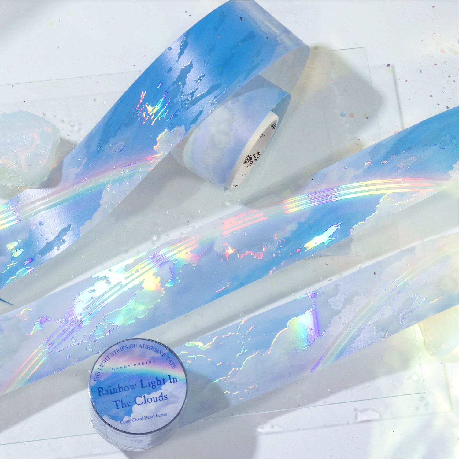 Color Cloud Heart Series PET Tape
