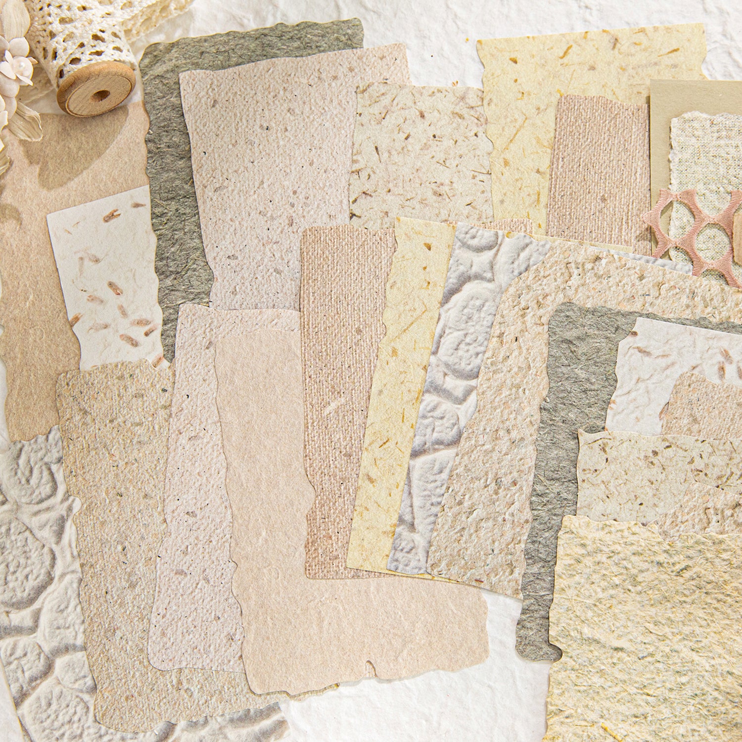 Different Textures Scrapbooking Paper Pack