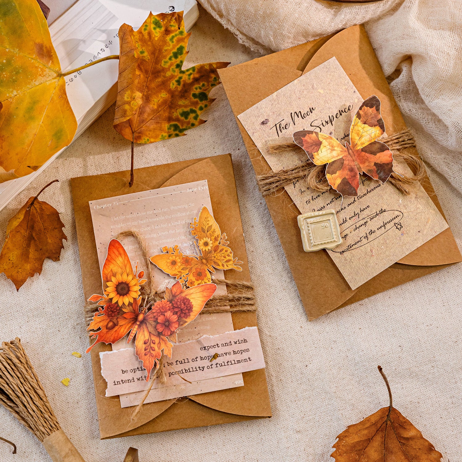 Autumn Notes Series PET Sticker