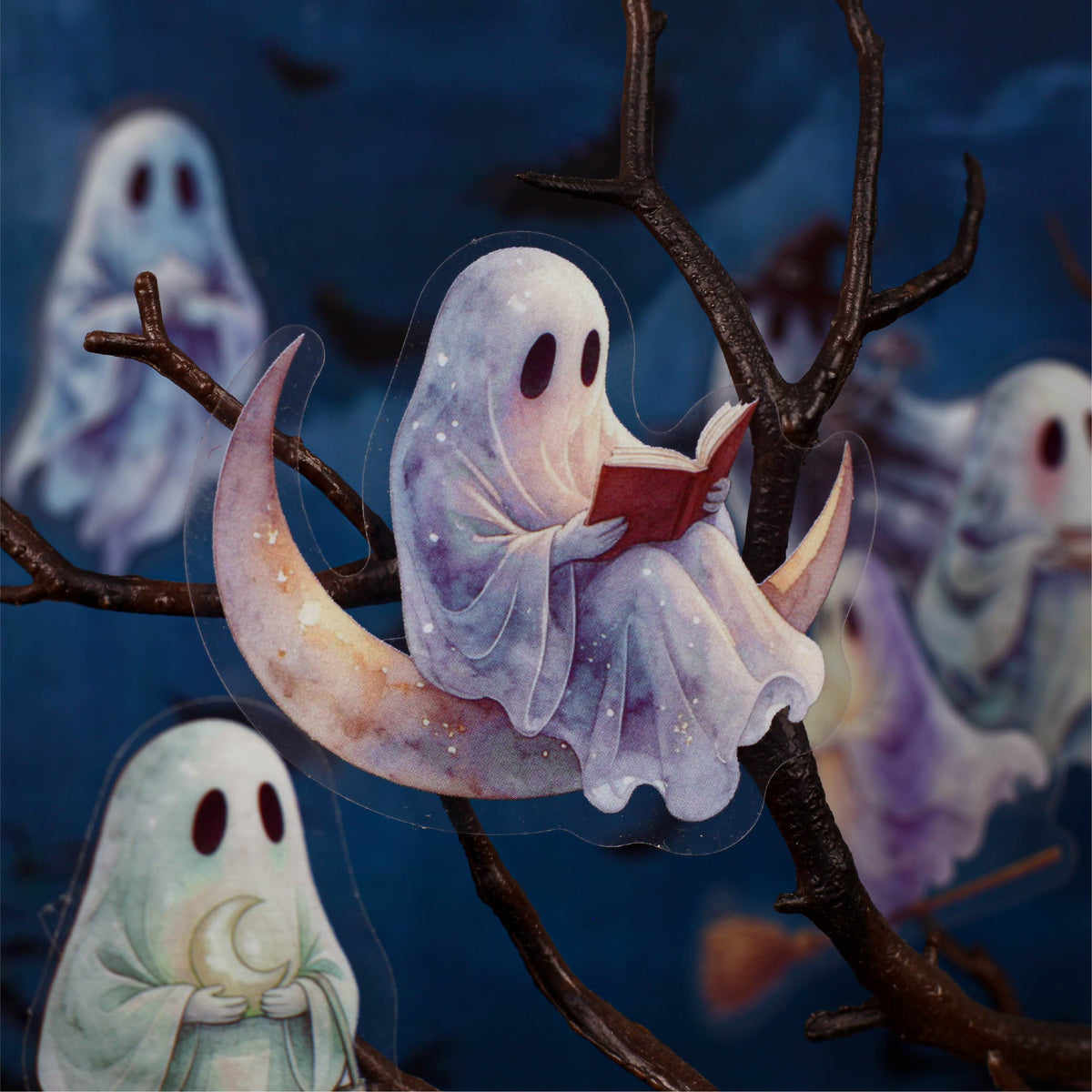 Cute Ghost PET Sticker