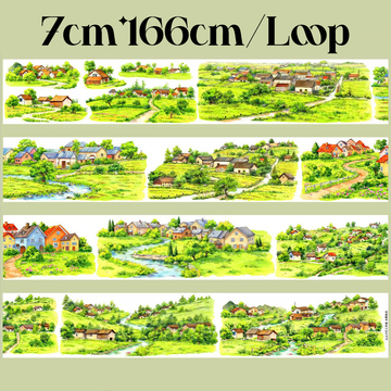 【SZCX】Countryside Moments Landscape PET Tape