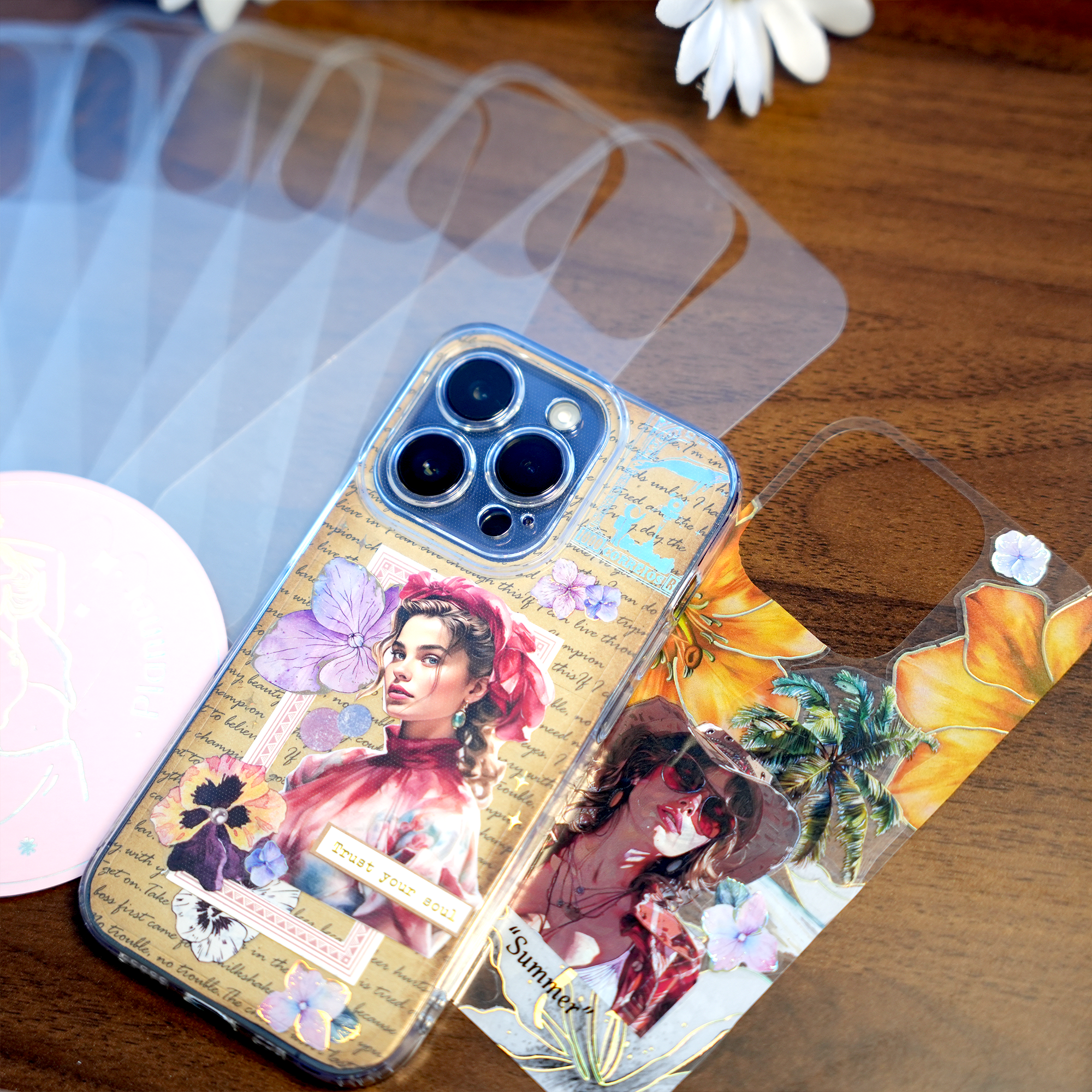 DIY Iphone Case & Backcard Set