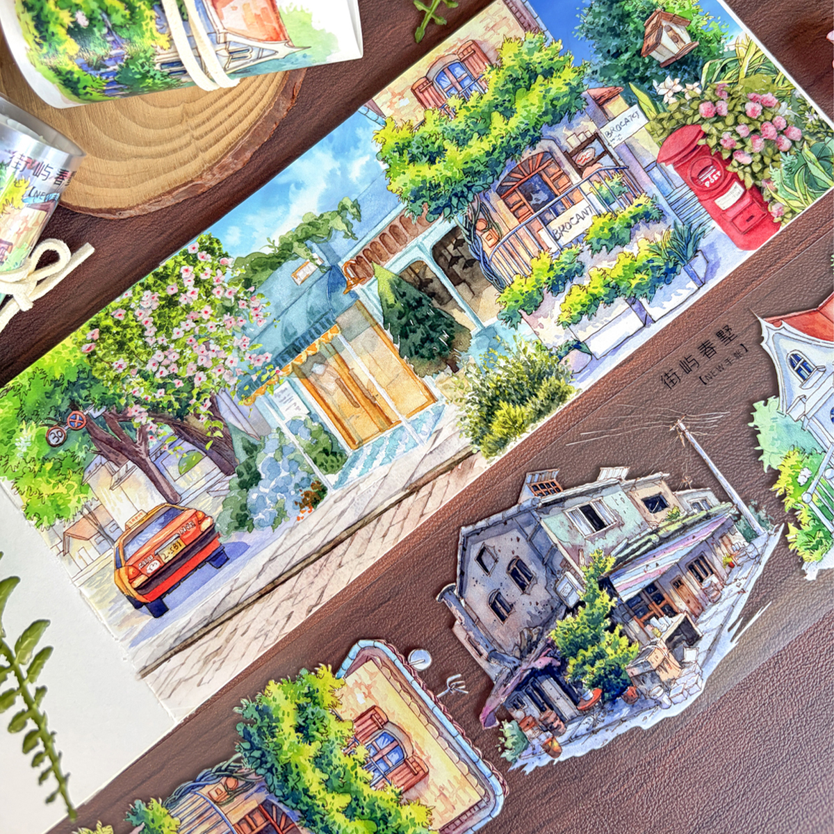 【NEW Stuido】Street and Spring Villa Landscape PET Tape