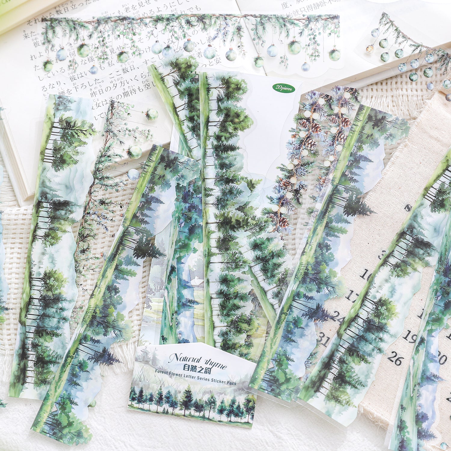 Forest Flower News PET Sticker