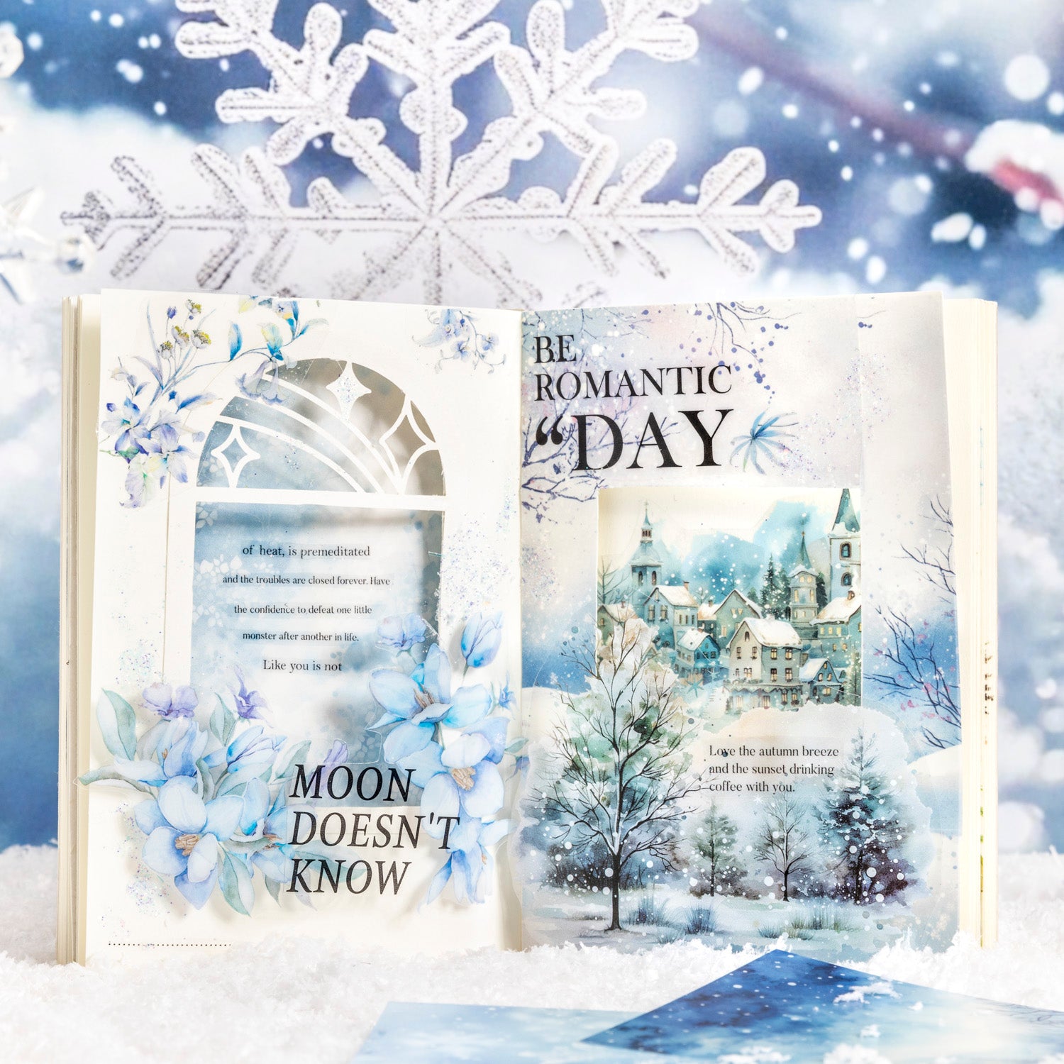 A Snow in Winter PET Sticker