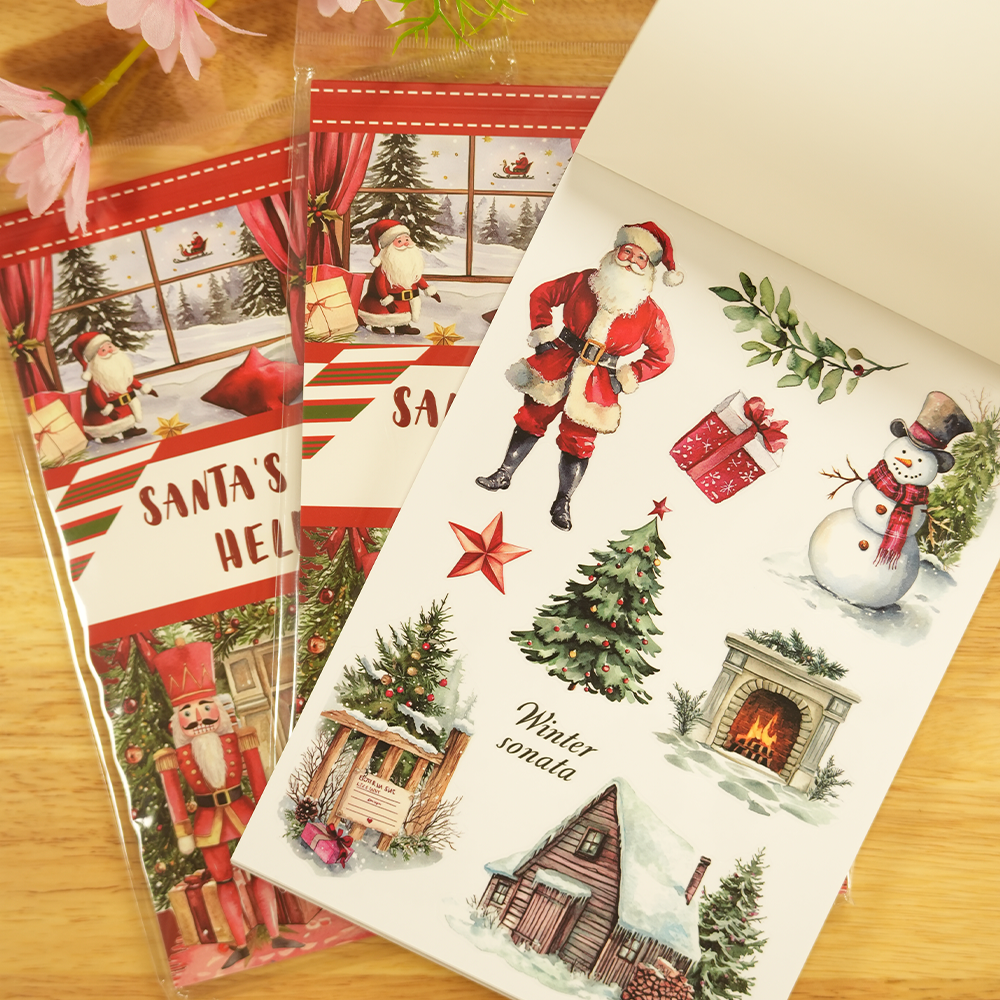 Holiday Pre-cut Sticker Book