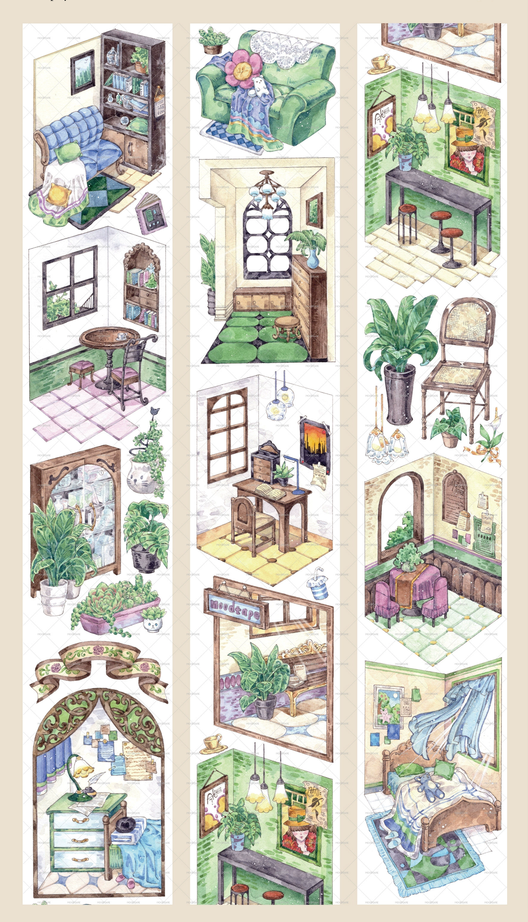 【MOOD】The Cottage in Memories Landscaping Tape