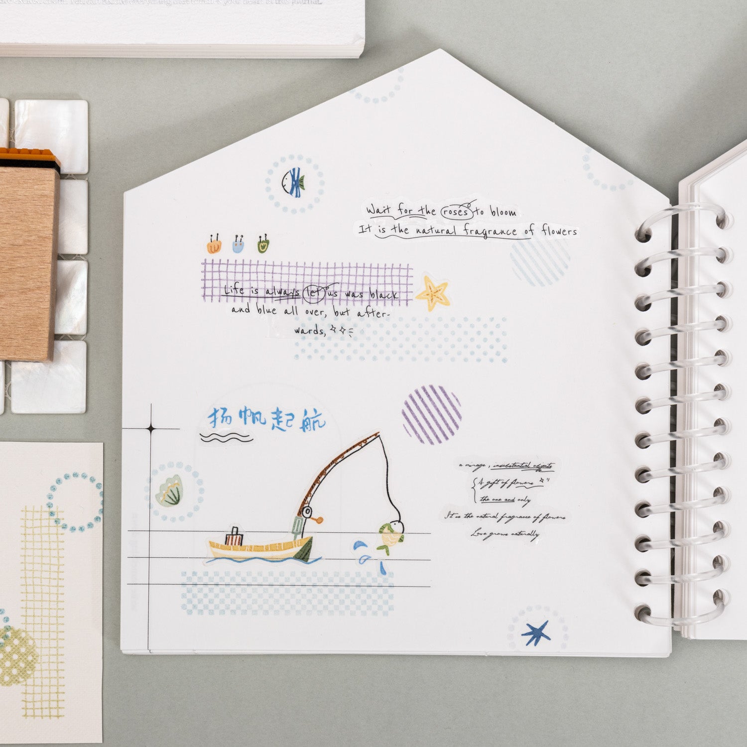 Basic Geometric Wooden Stamps