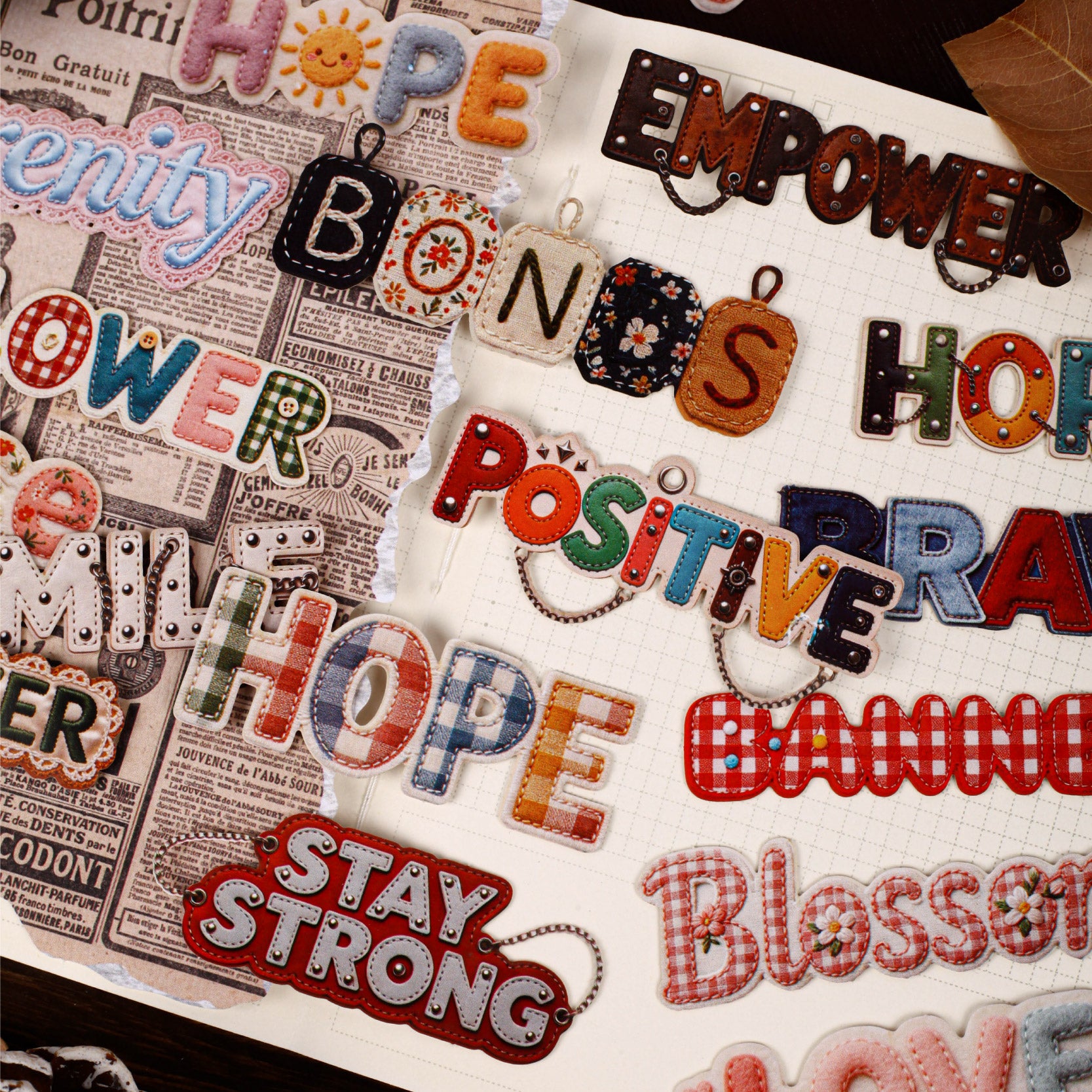 Language of Weaving Paper Sticker
