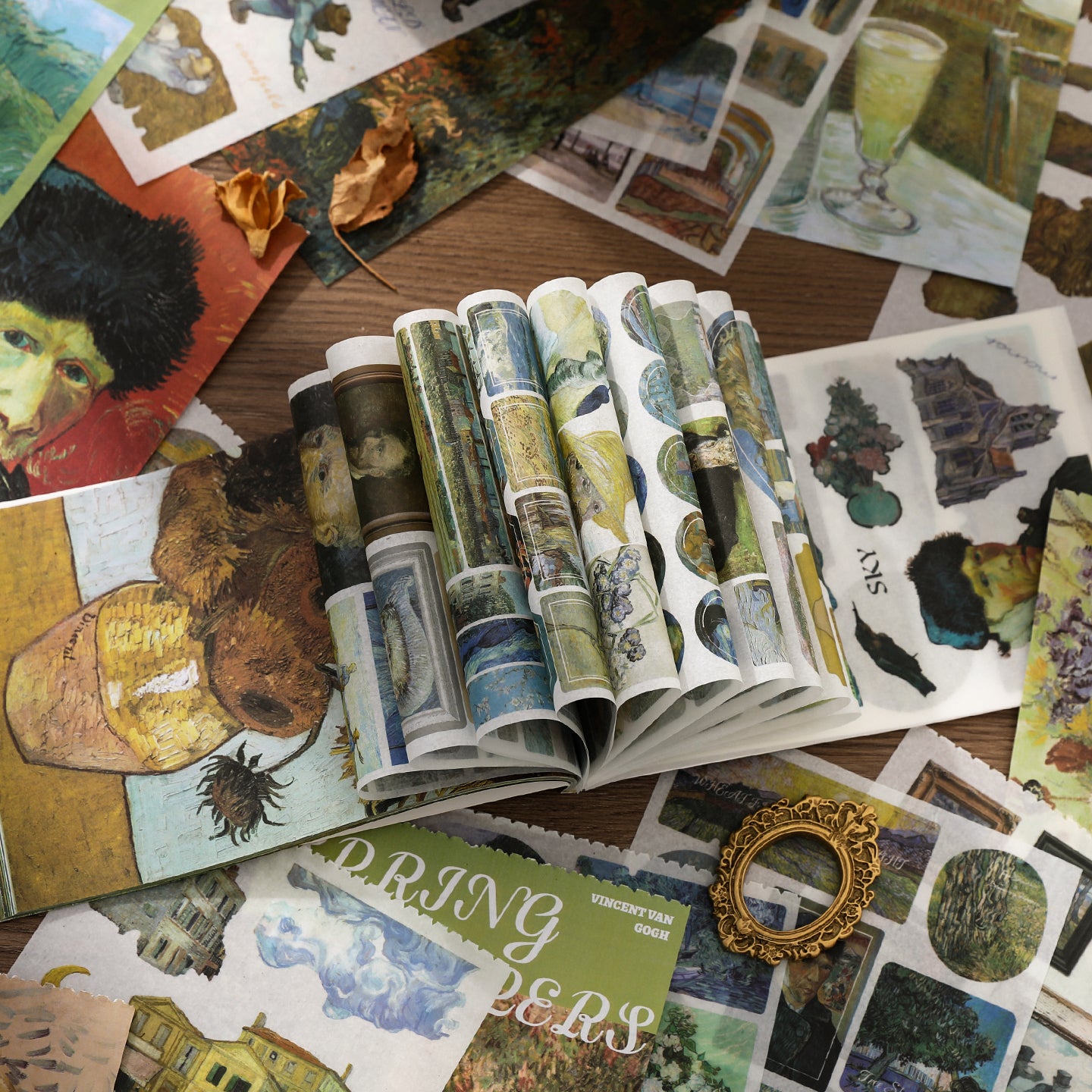 Impression of Van Gogh Scrapbooking Book