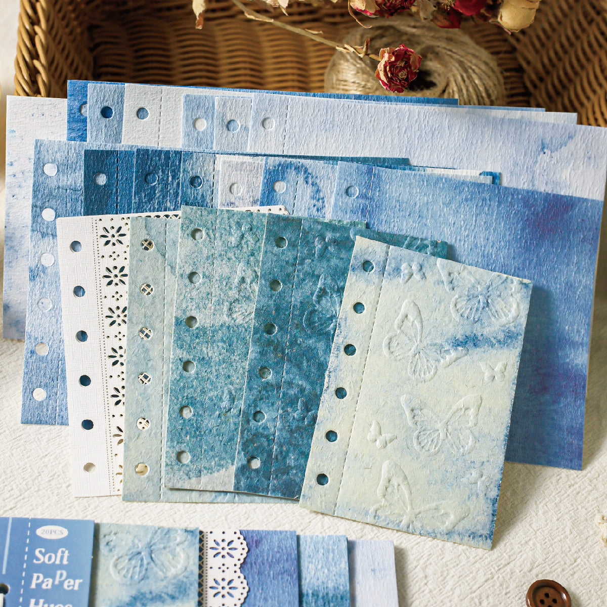Soft Paper Hues Scrapbooking Paper For Scrapbooking and journaling