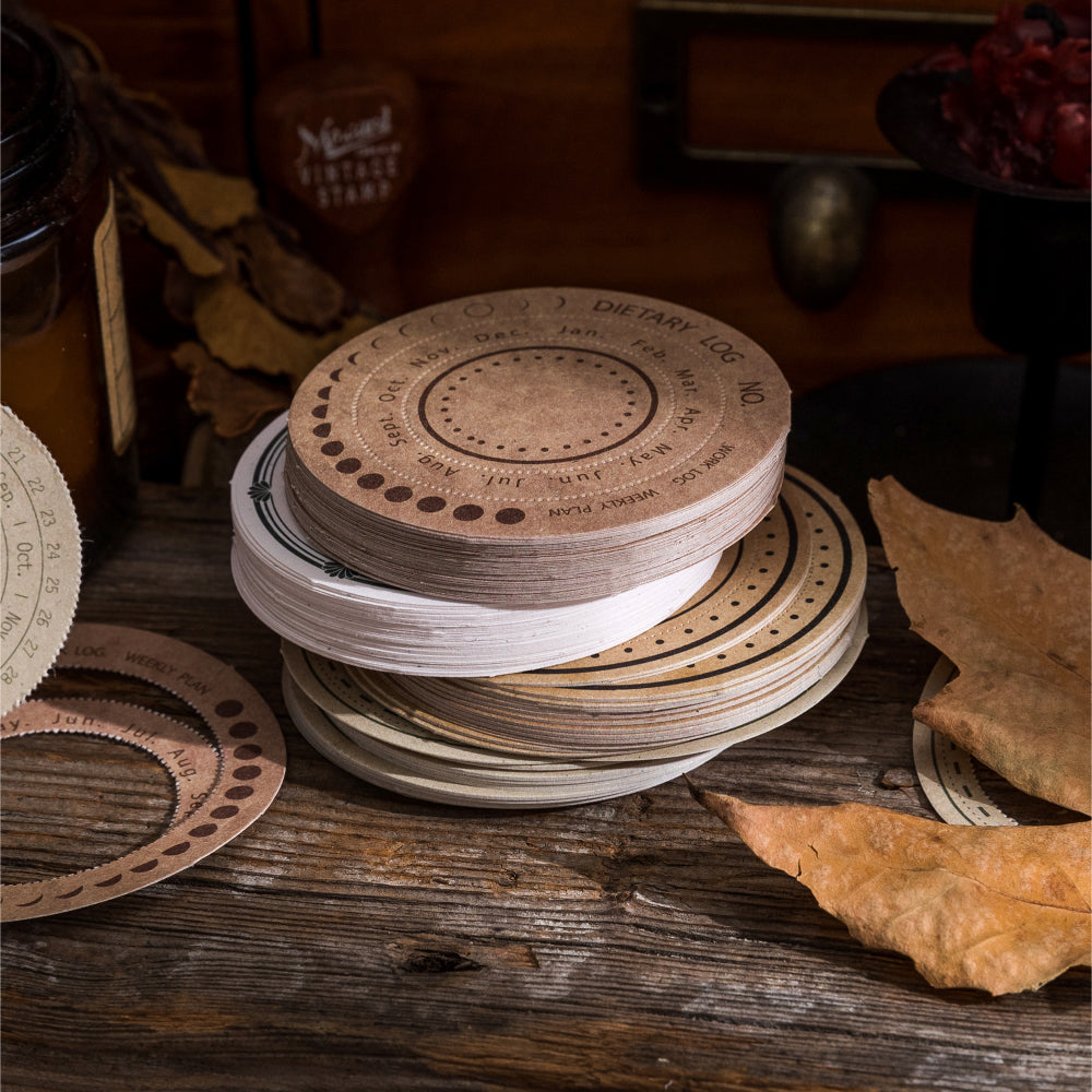 Round Frame Note Memo Pad