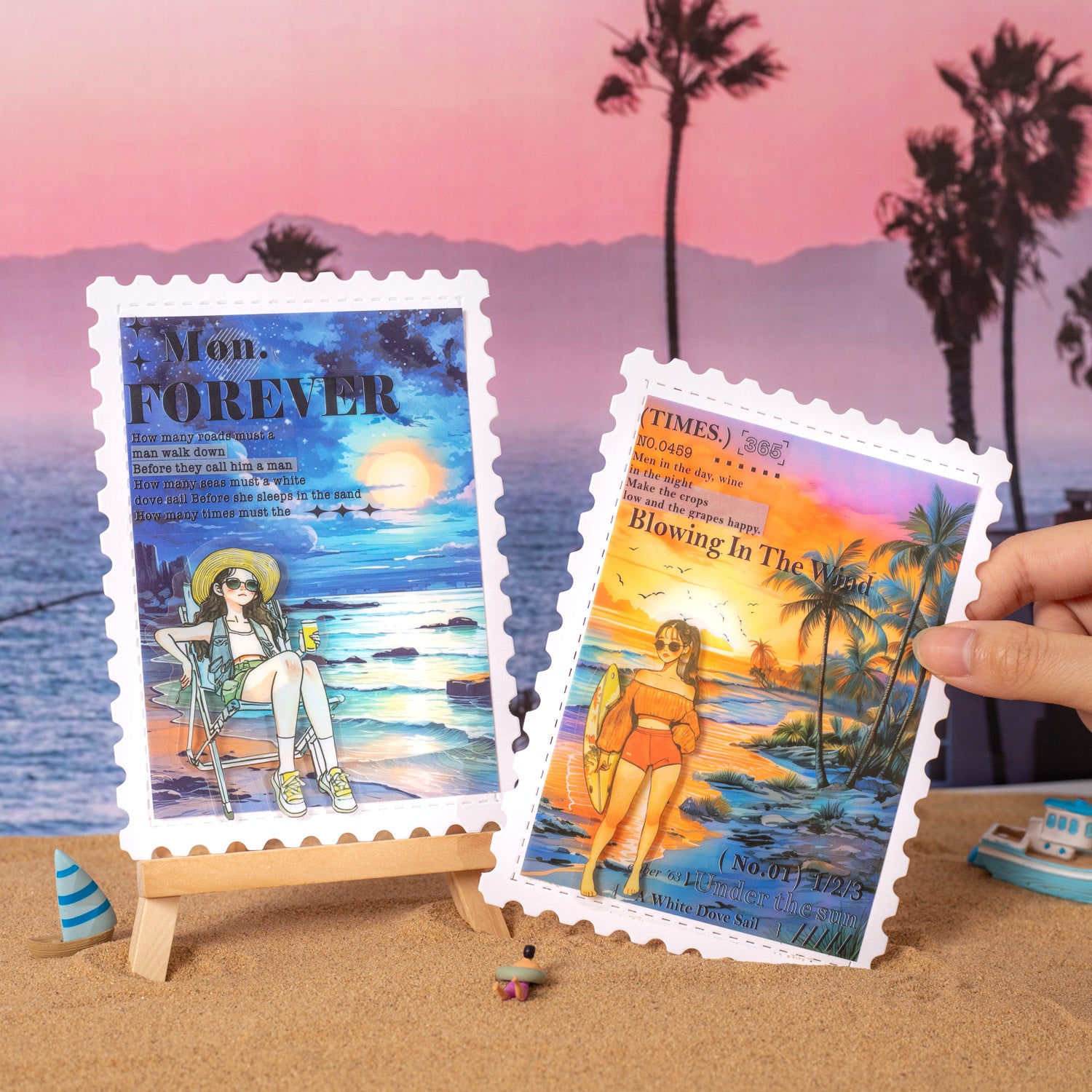 Sunset in California PET Sticker