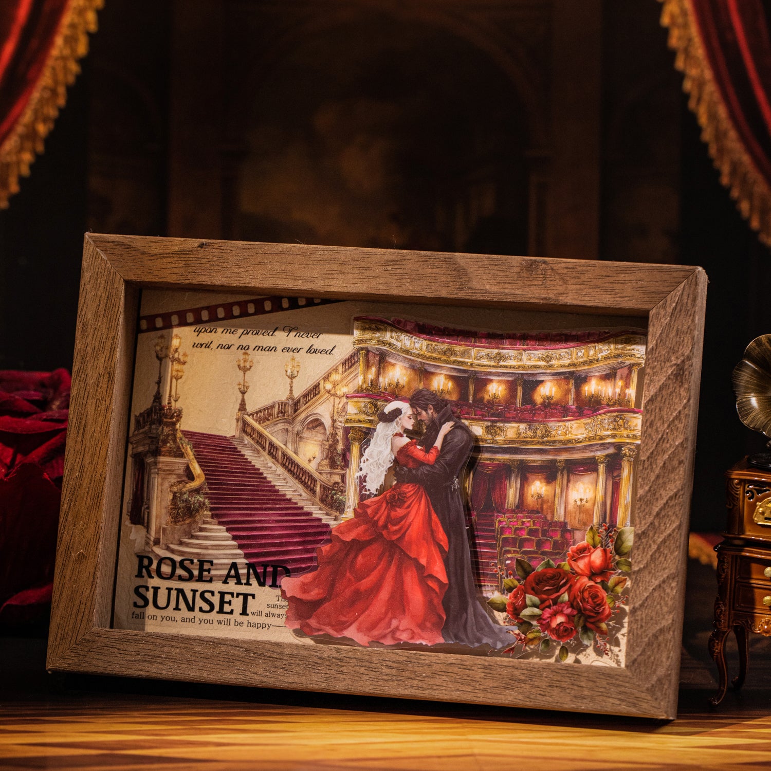 European Theatre PET Sticker Book for journaling and scrapbooking