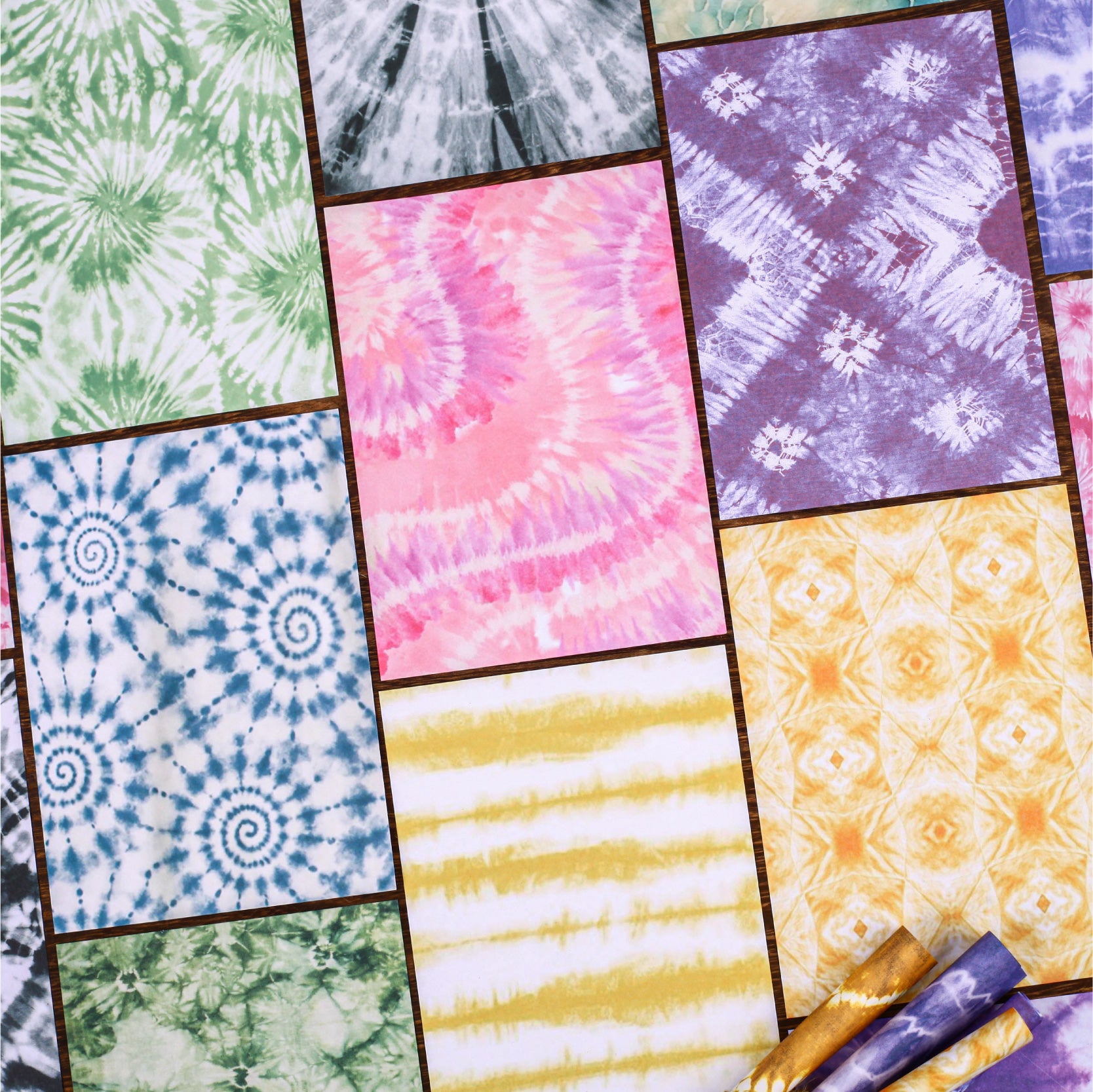 Dyed Scrapbooking Paper