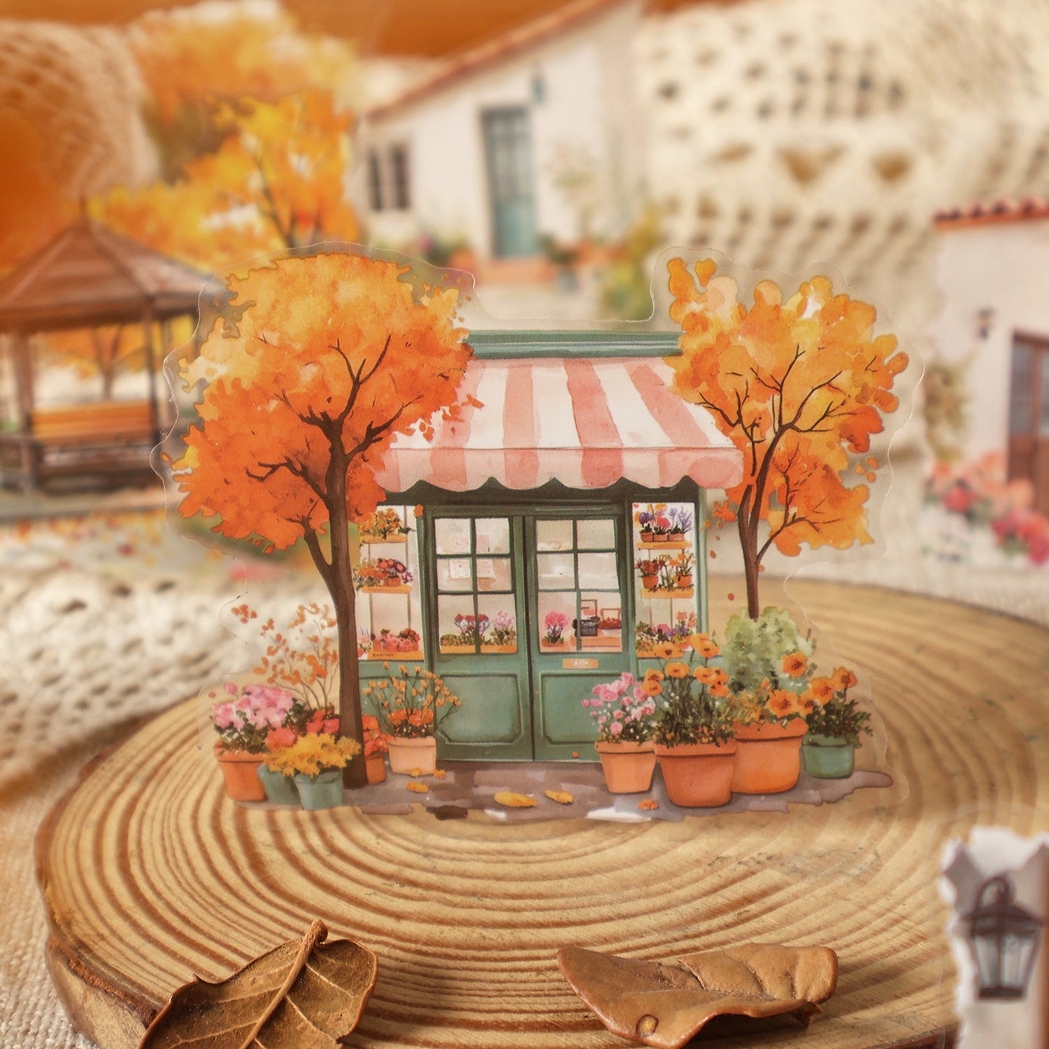 Four Seasons String Song PET Sticker