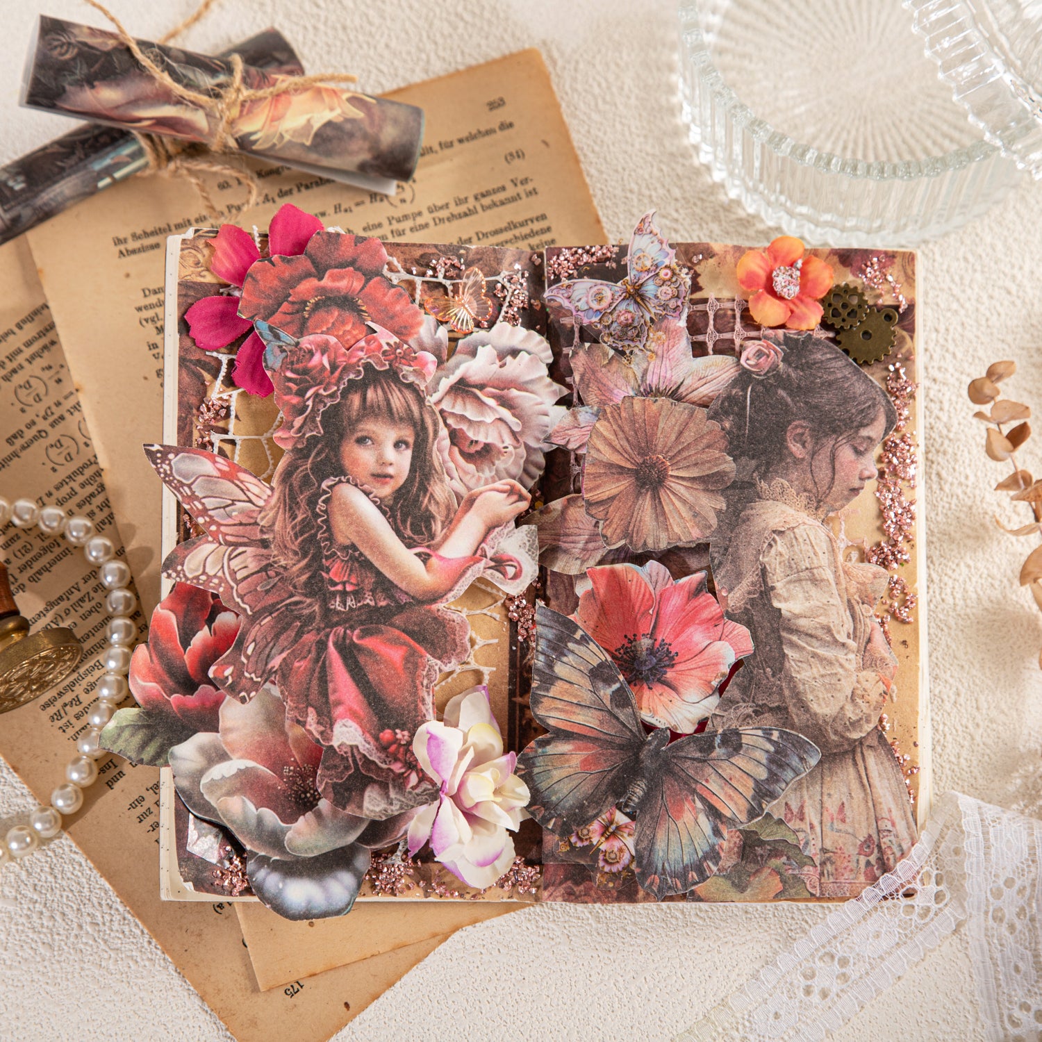 Flower Dream Romance Scrapbooking Paper