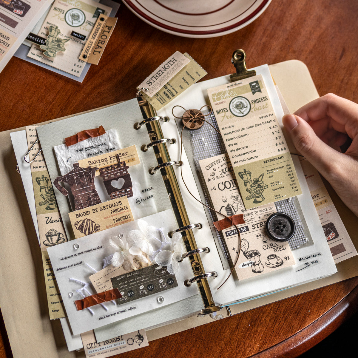 Coffee Mood Scrapbooking Paper
