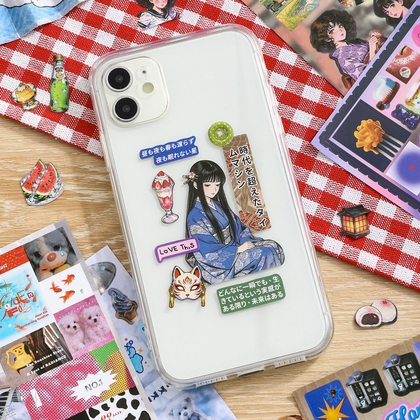 Japanese Lifestyle Aesthetics Pre-cut Sticker Book