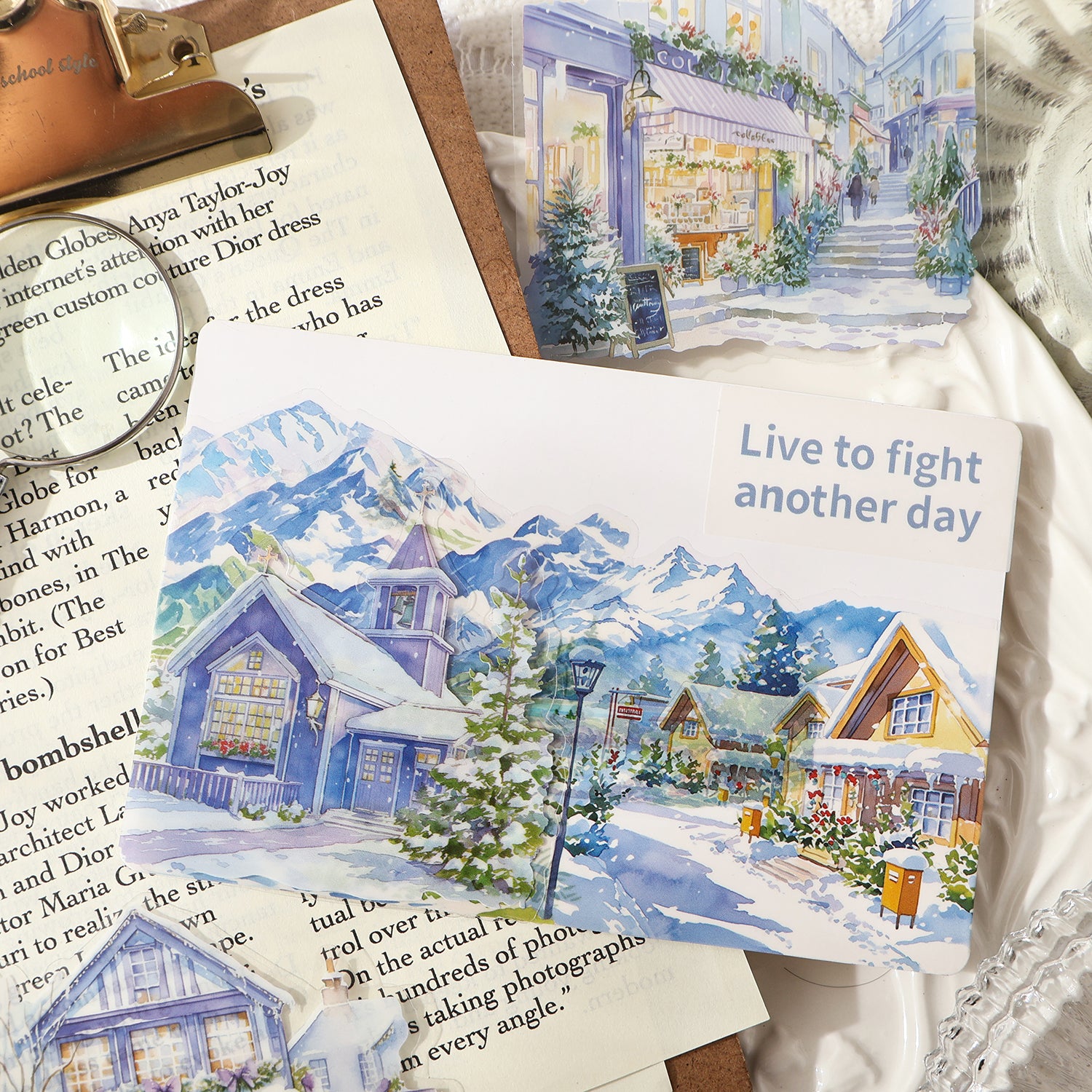 Light Sketch of Seasons PET Sticker