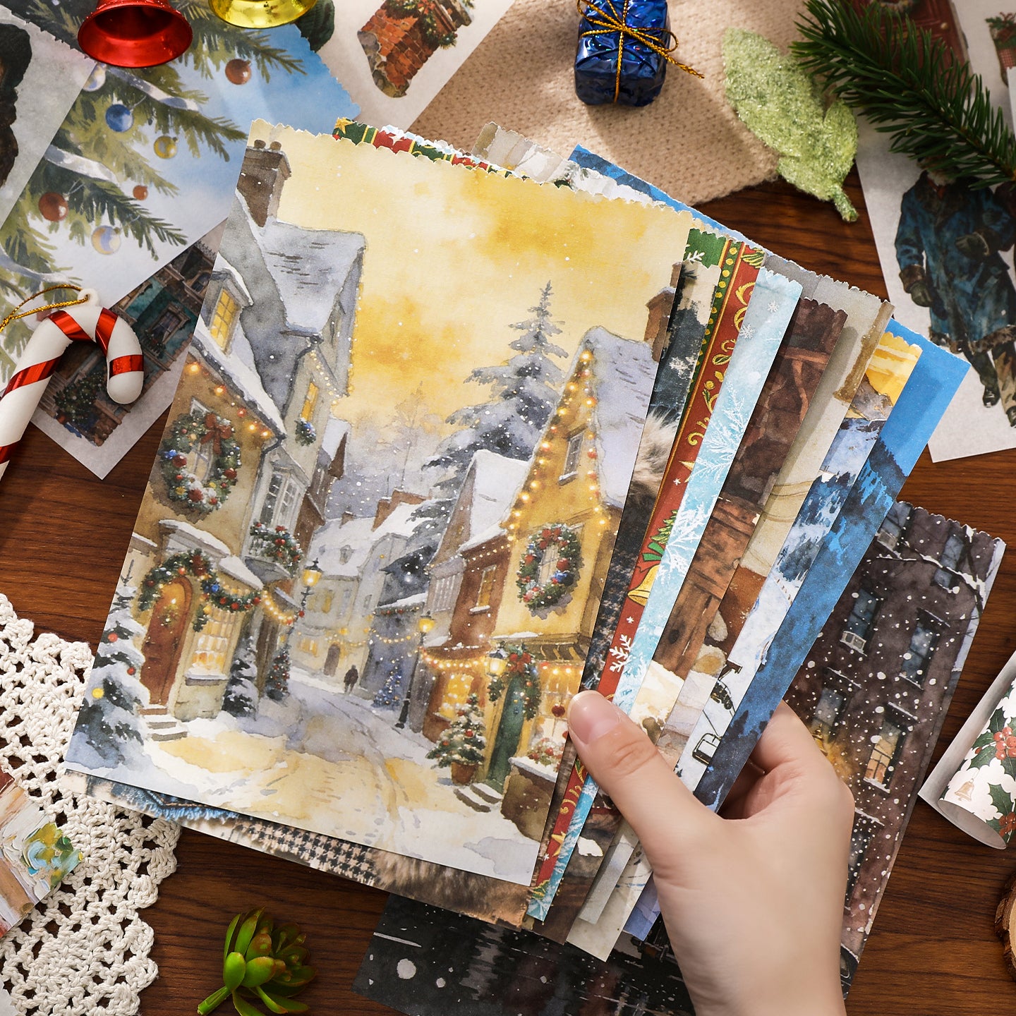 Winter Wishes Sticker Book for Journaling | MOOBOOM