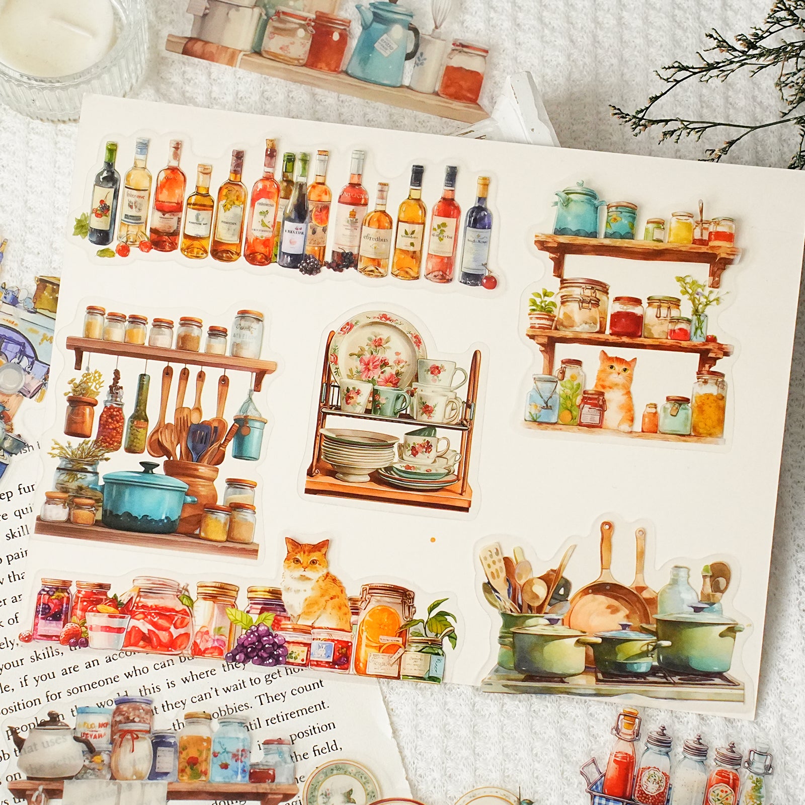 Leisure and fun series PET Sticker