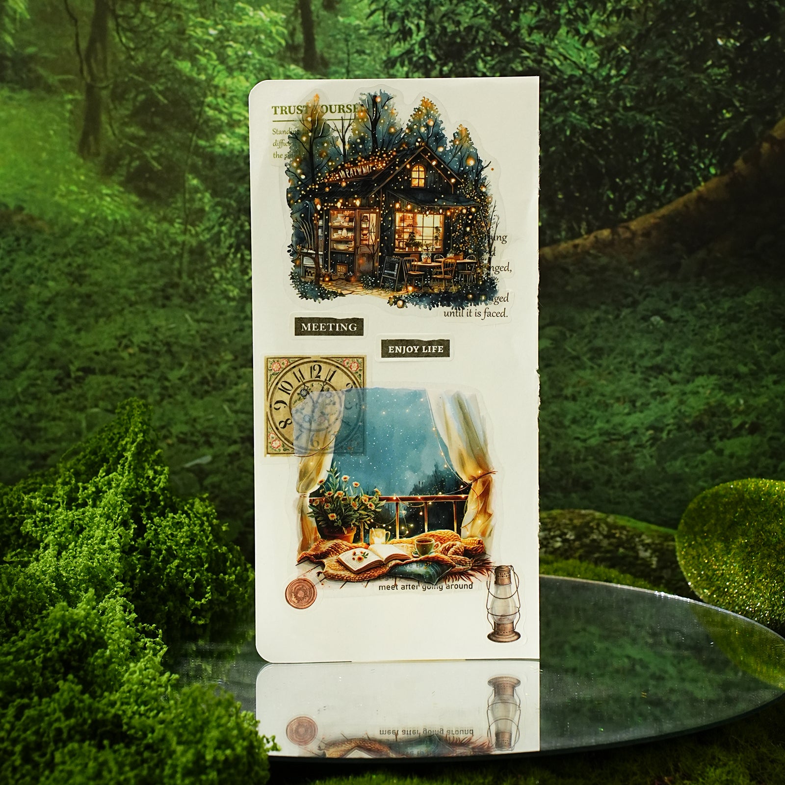 Night Lights Landscaping Sticker