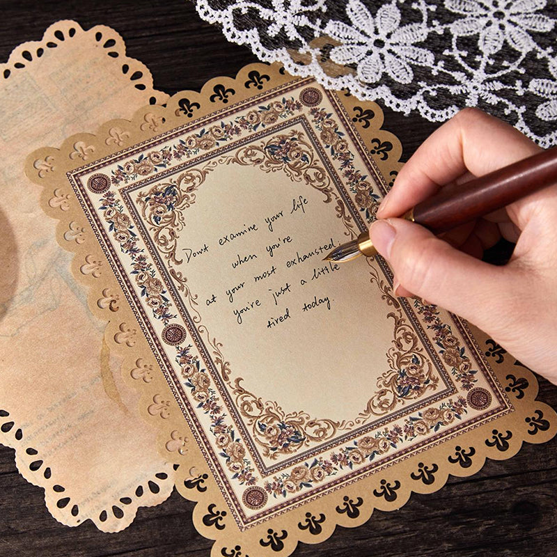Cutout Lace Trim Scrapbooking Paper