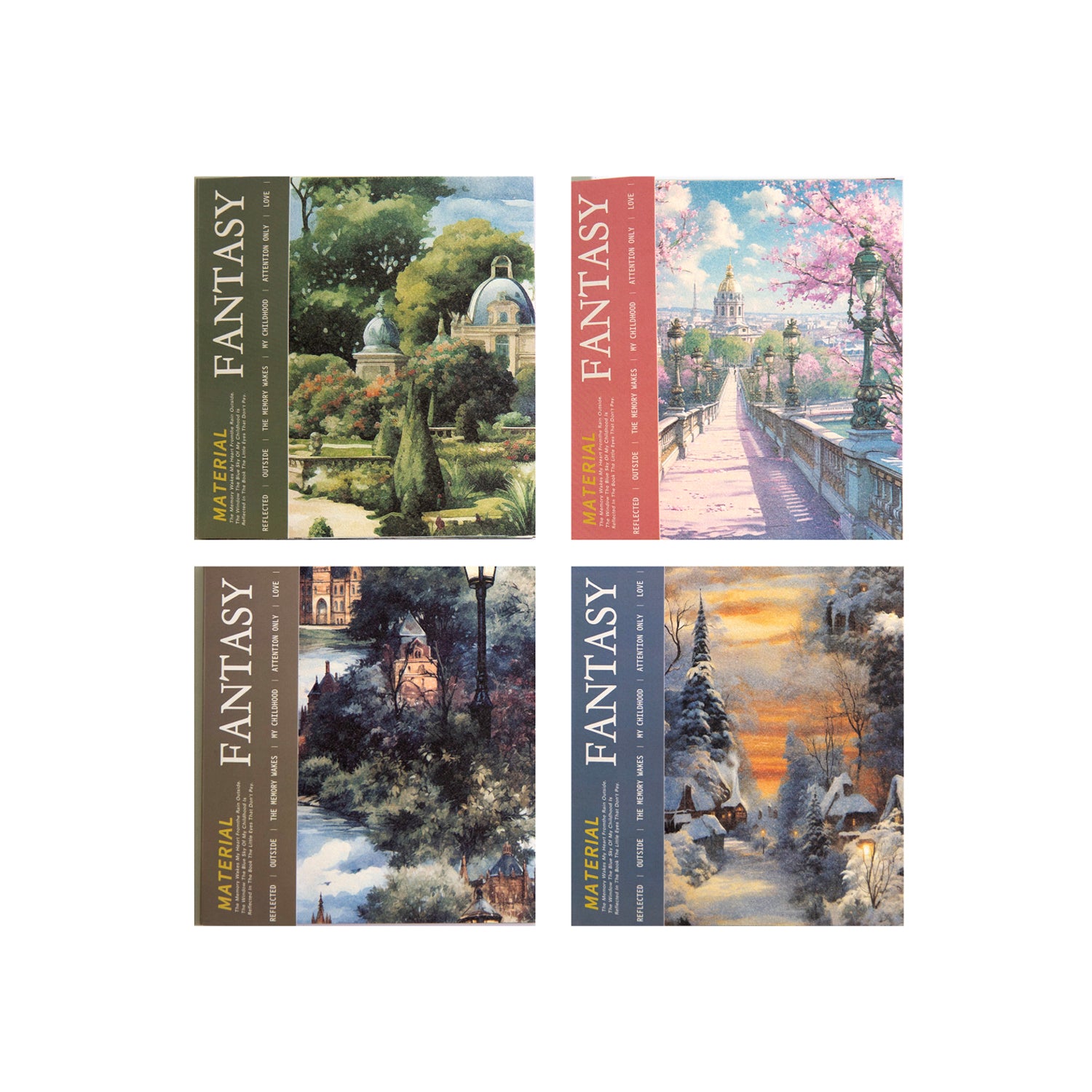 Fantasy of The Past Scrapbook Paper