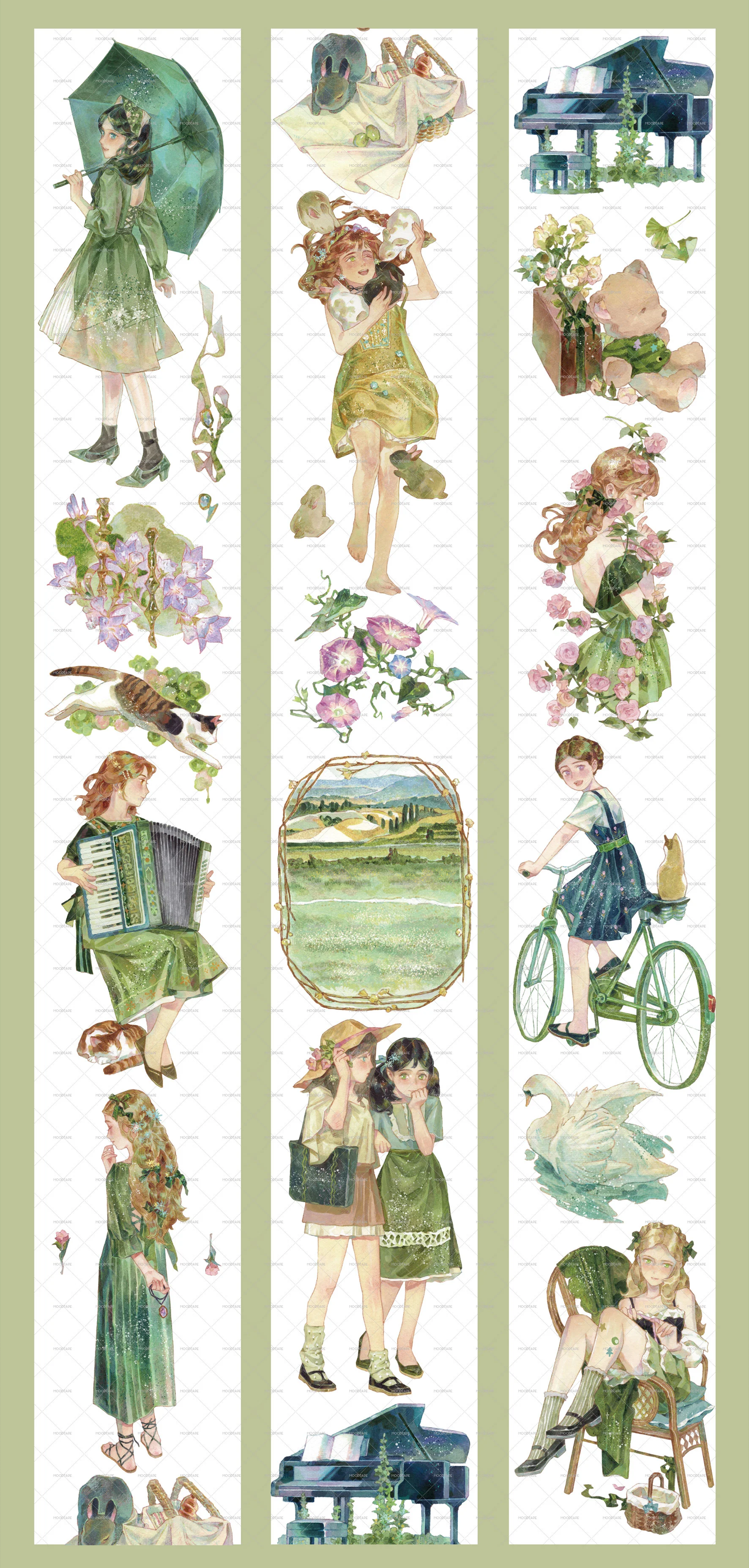 【MOOD】Wild Child Character PET Tape