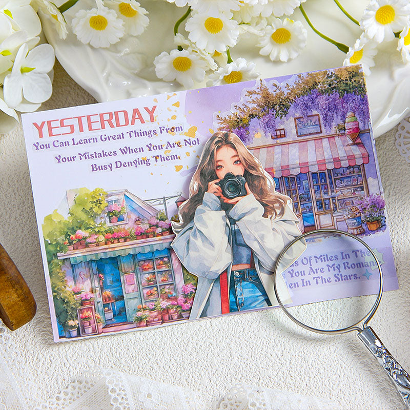 The land is full of orchids Pre-cut Sticker Book