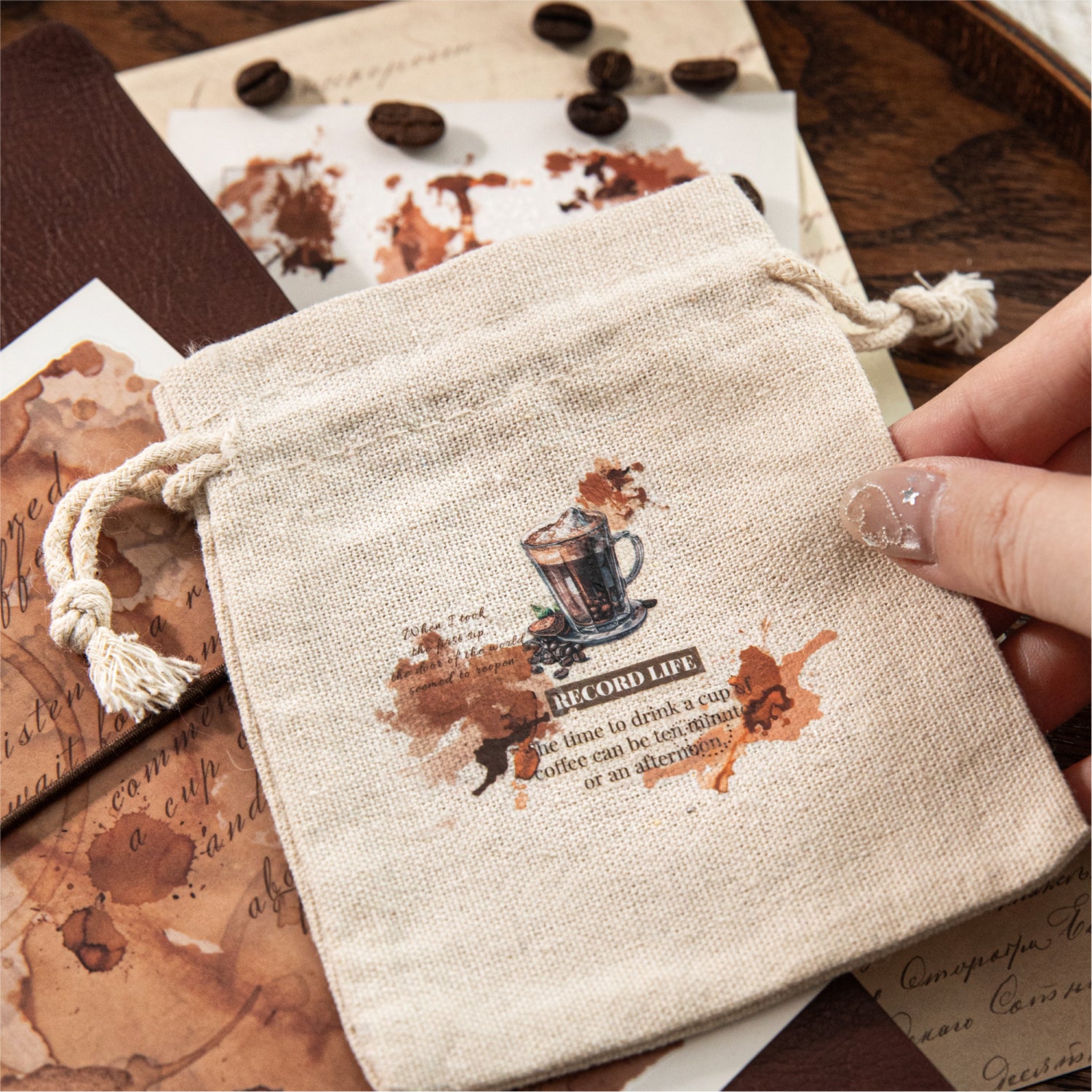 Mottled Ink Transfer sticker