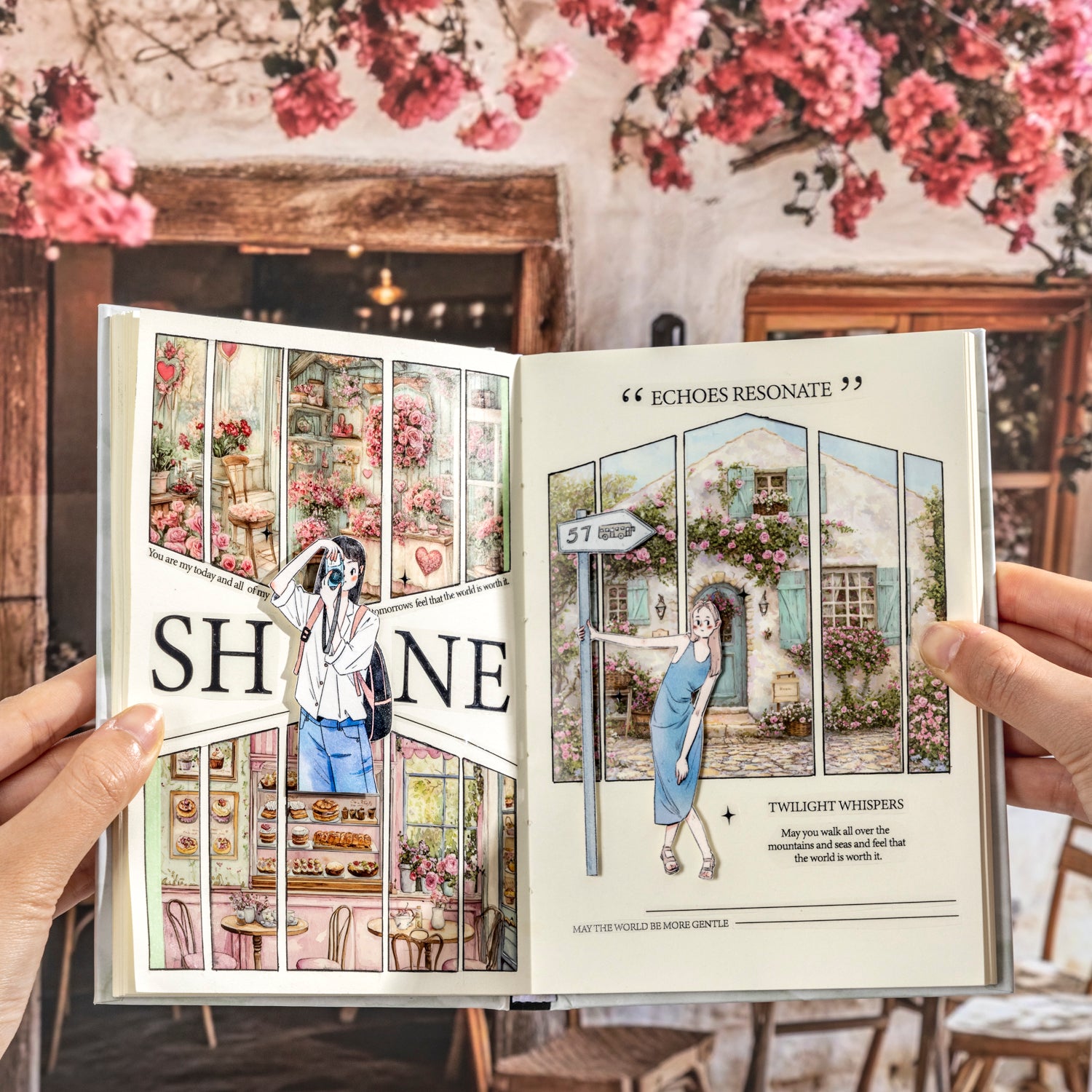 Weekend Shop Background PET Sticker