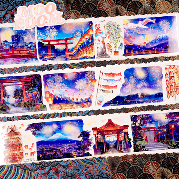 【BOBOYU】Japanese Festival Landscaping Tape