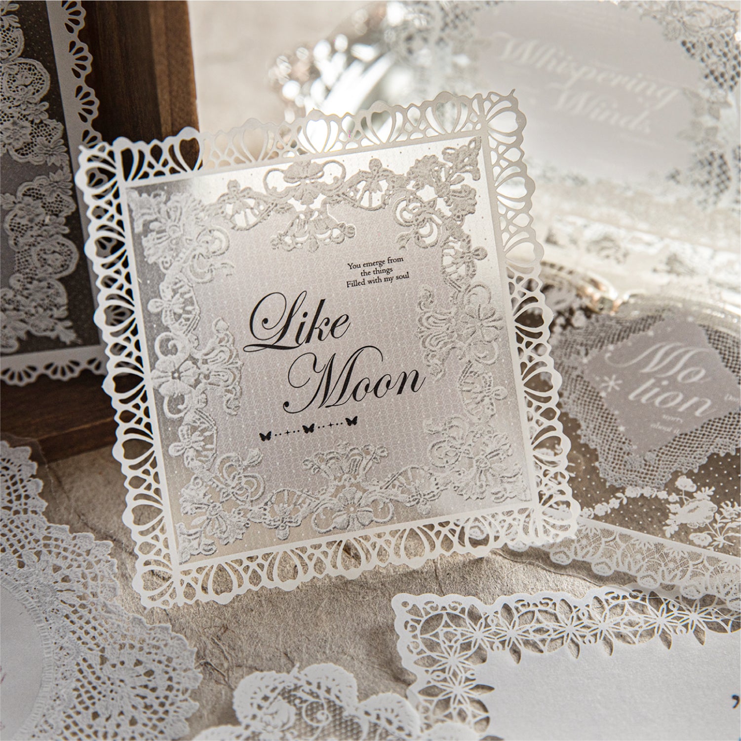 Lace Poetry Sticker