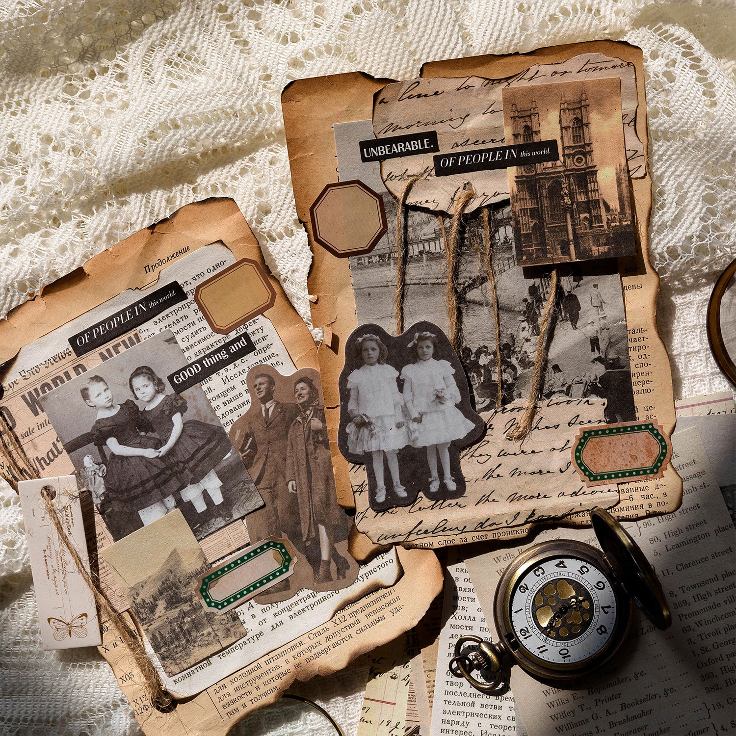 The Memory Delivery Scrapbooking Paper