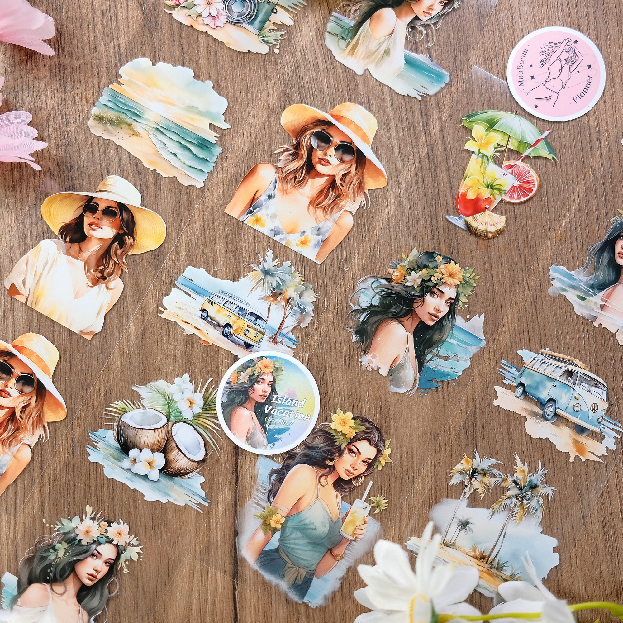 Island Vacation PET Tape | MOOBOOM Design