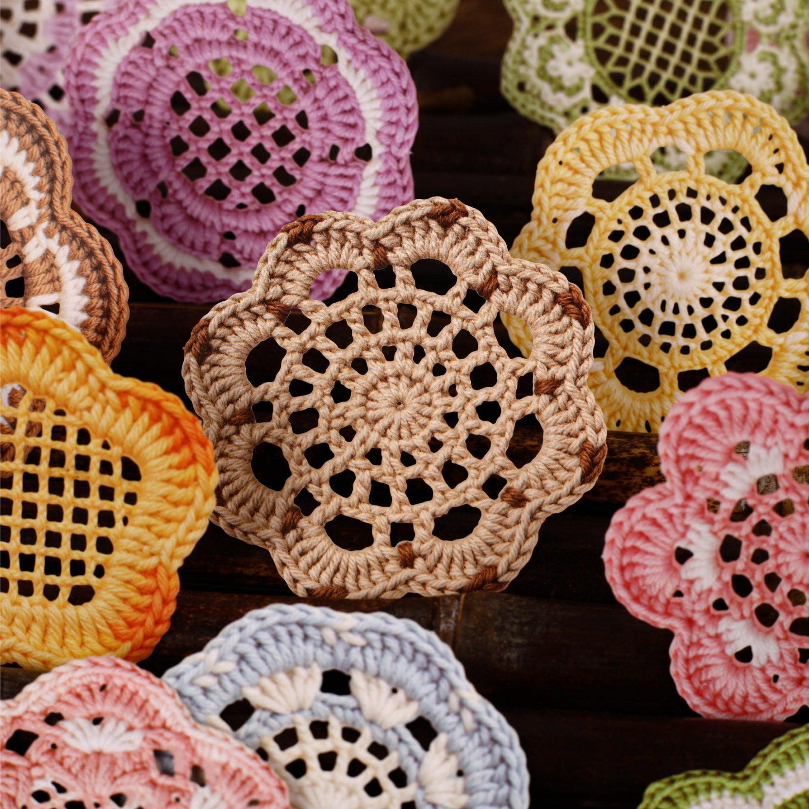 Knitted Lace Paper Sticker