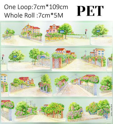 【ZERO】Between The Roads Landscape PET Tape