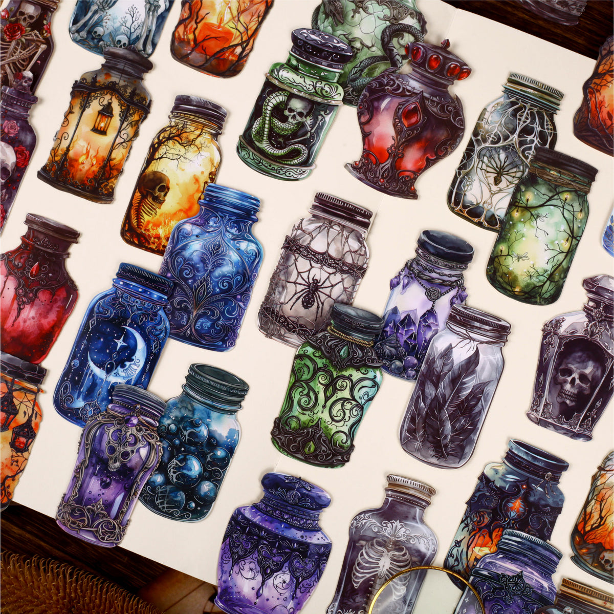 Magic Bottle Paper Sticker