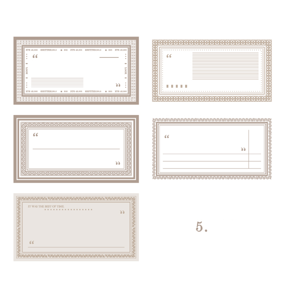 The lingering sound themed Memo Pad