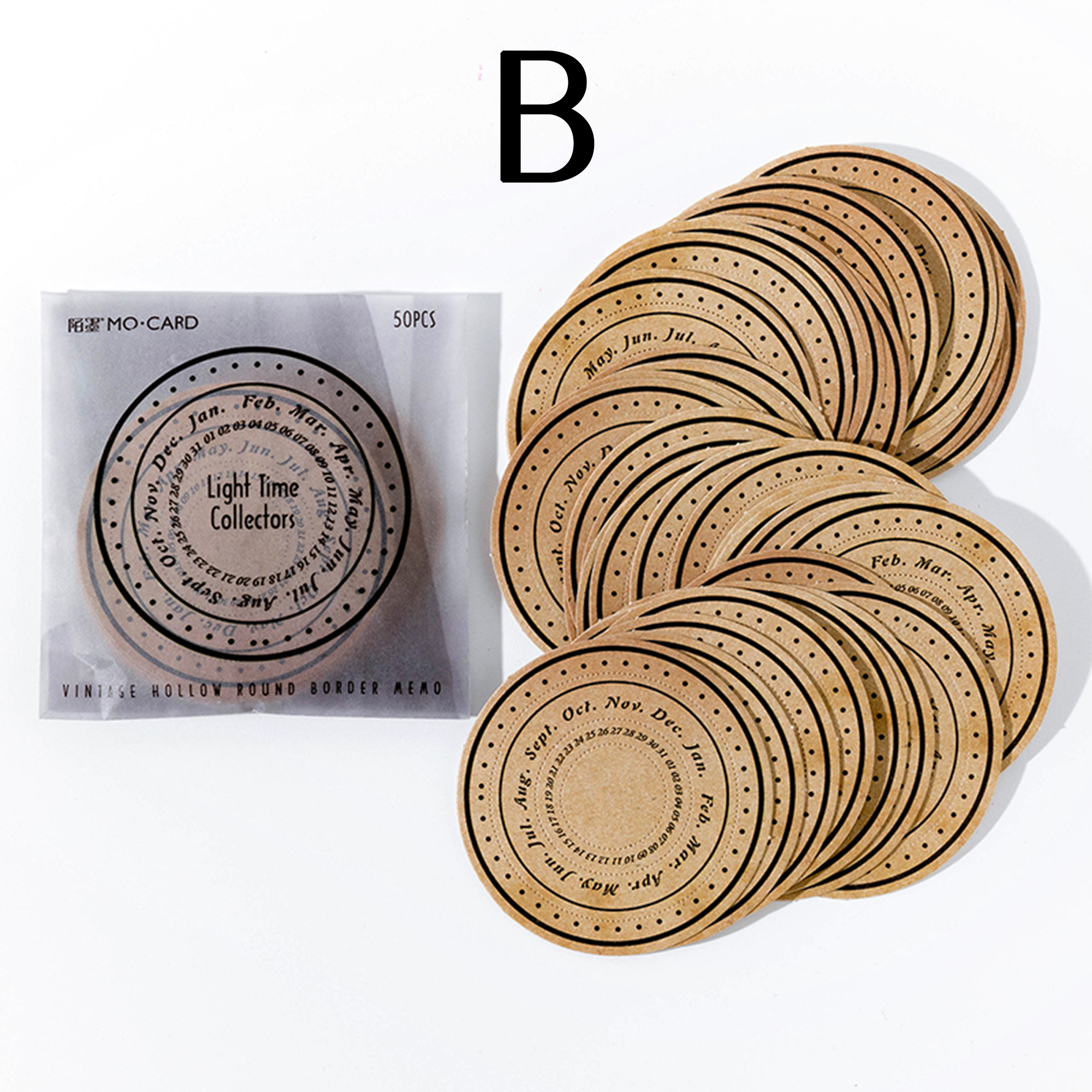 Round Frame Note Memo Pad