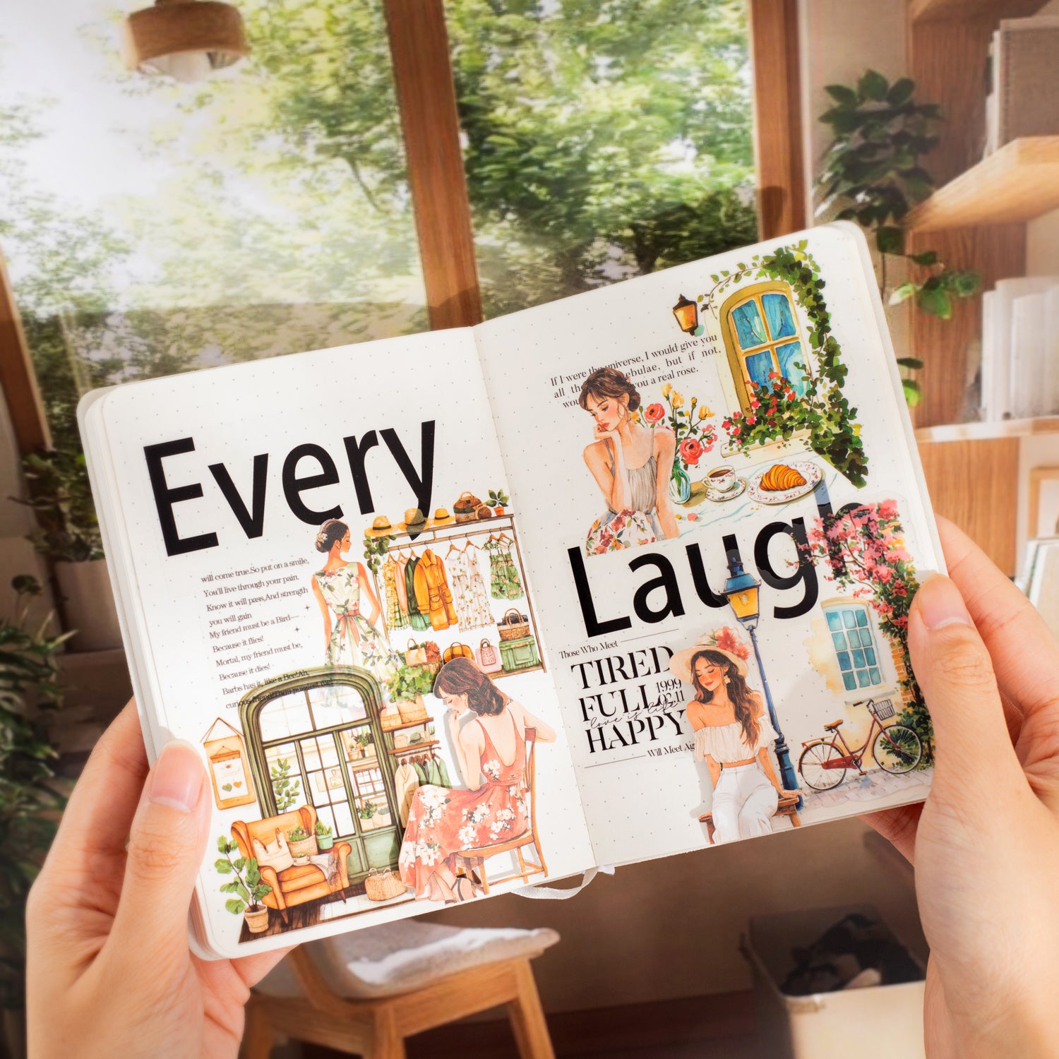 Urban Girl Paper Sticker