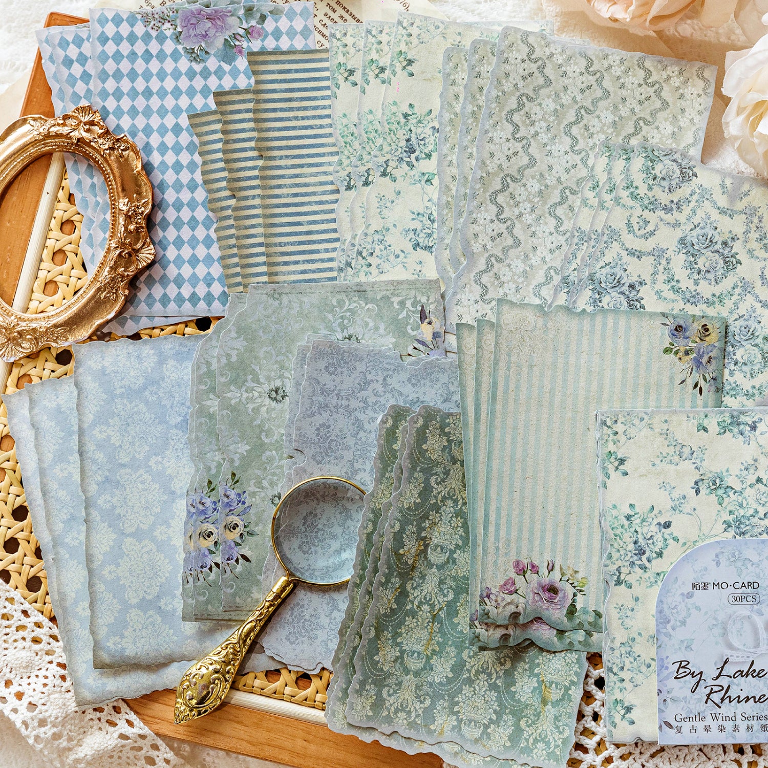 The Gentle Breeze Scrapbooking Paper decorative tape for journaling and scrapbooking