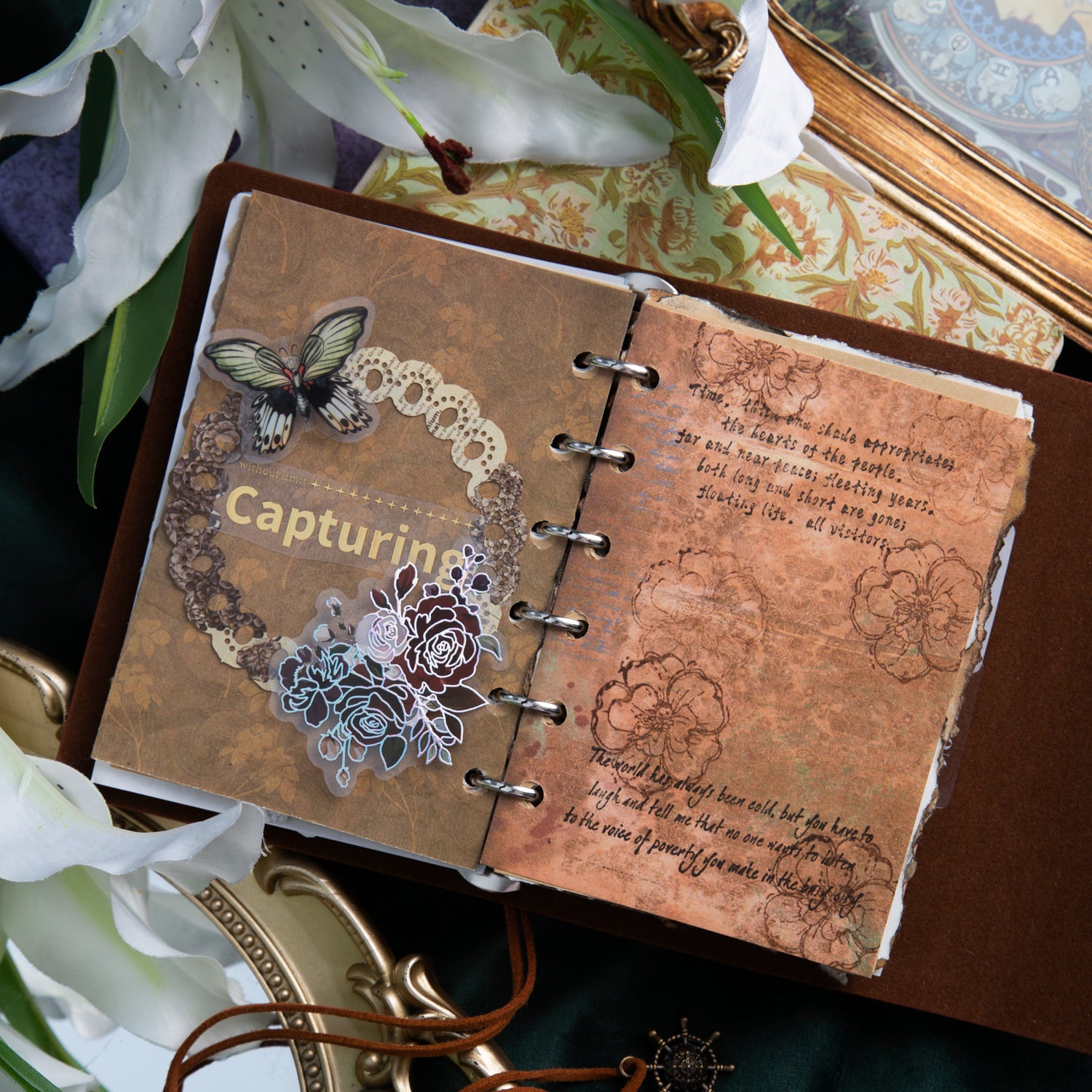 Baroque Pattern Large Size Material Paper