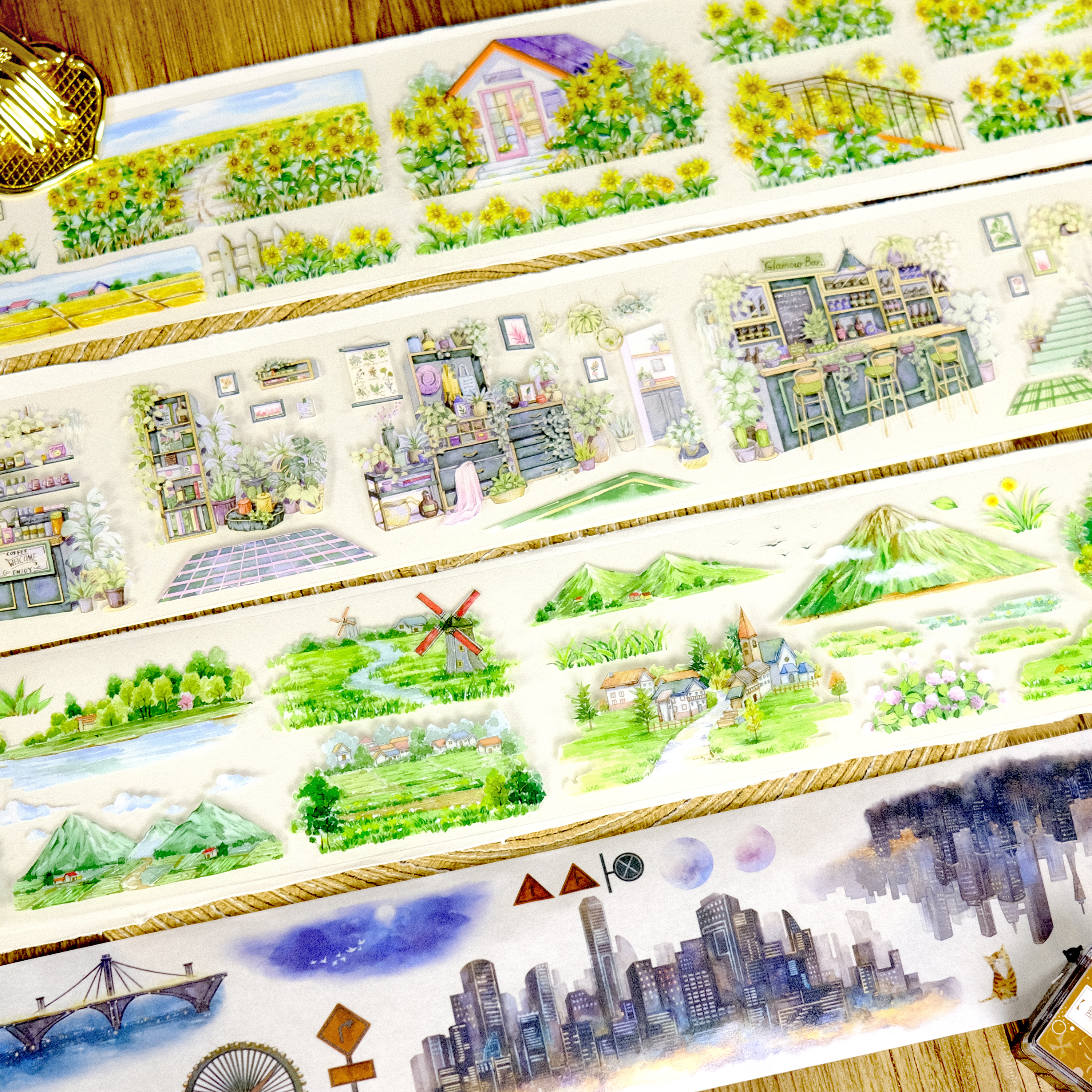 Rural City Landscape Tape(One Loop)