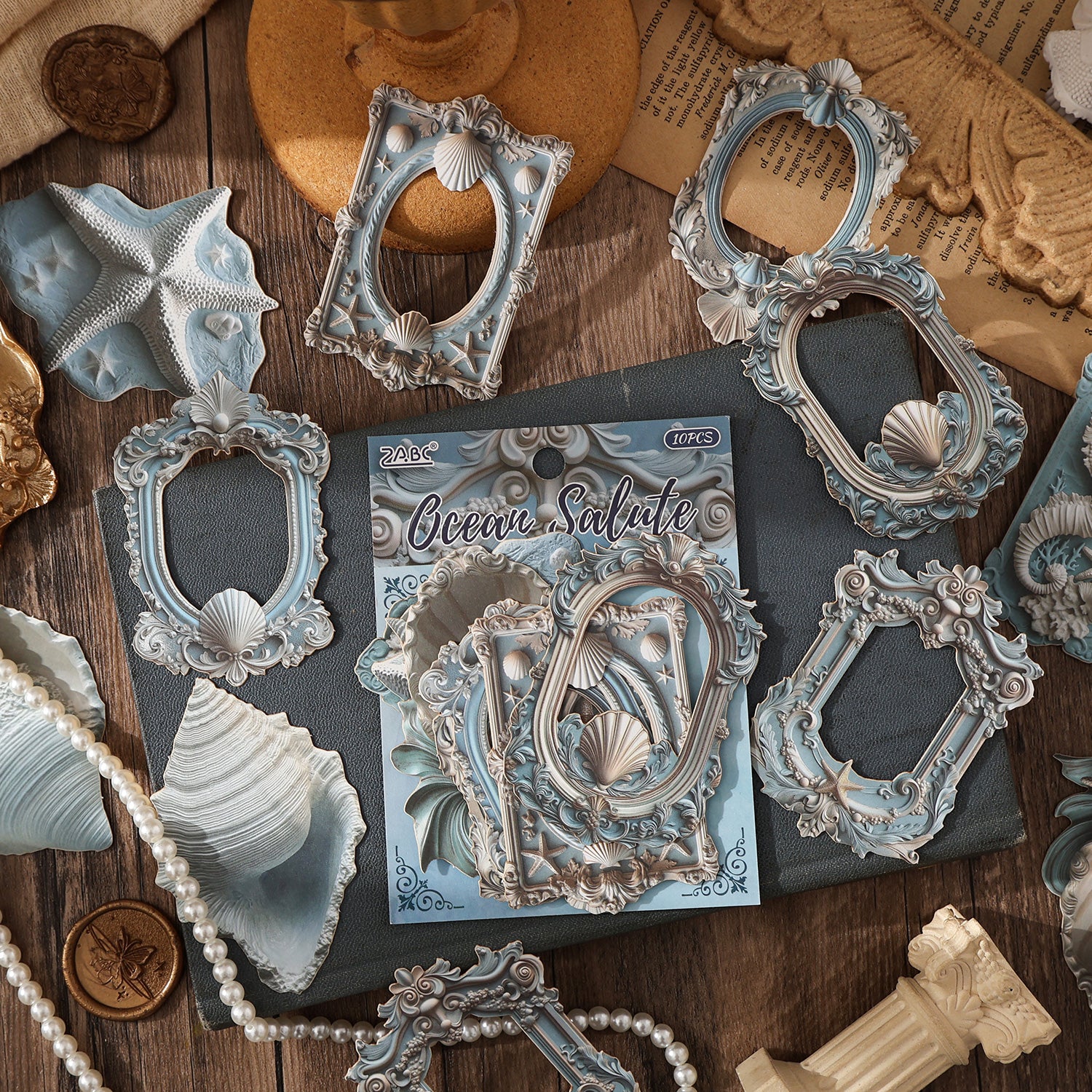 Opulent European Charm Frame Paper Sticker